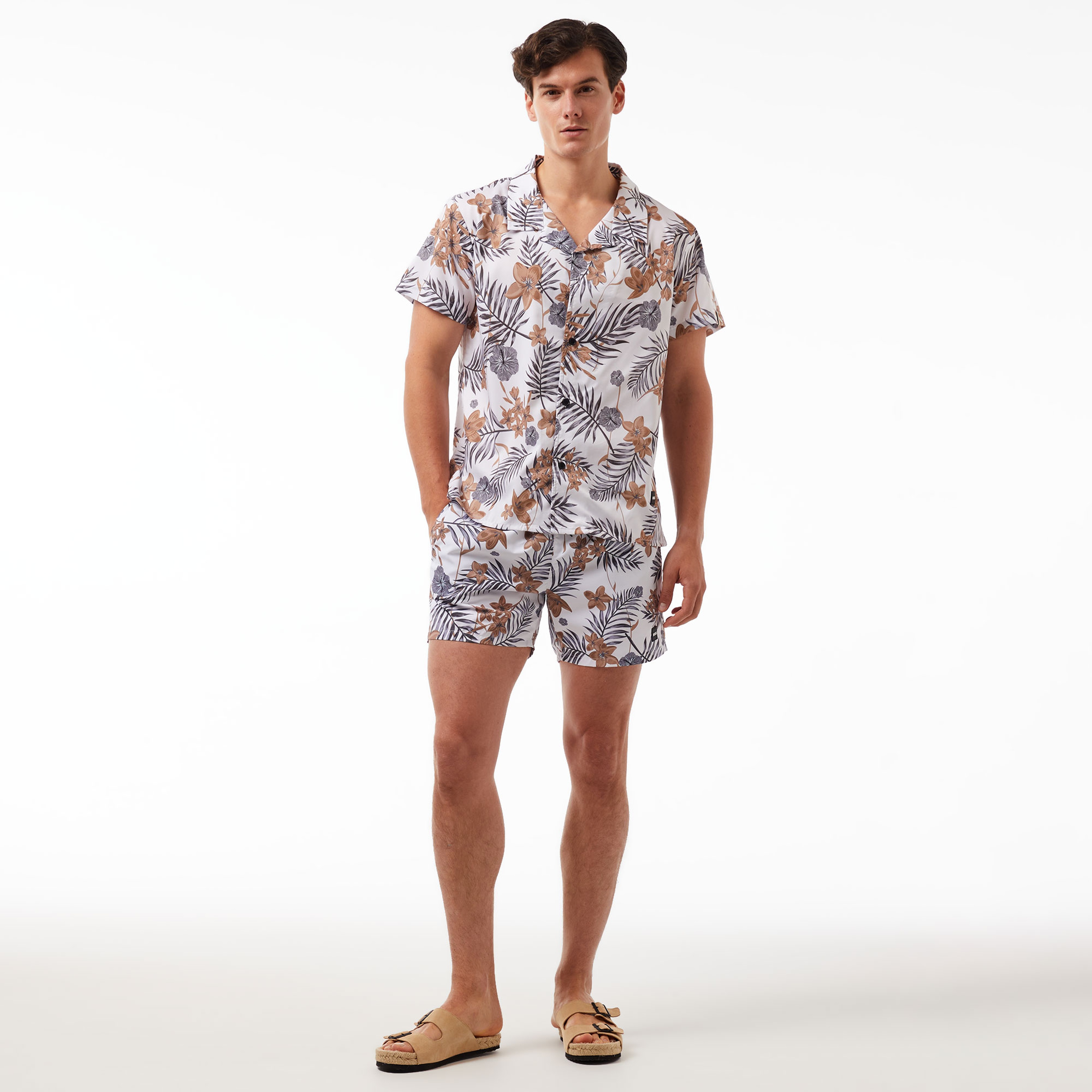 Boss Erkek Beyaz Mayo Şort