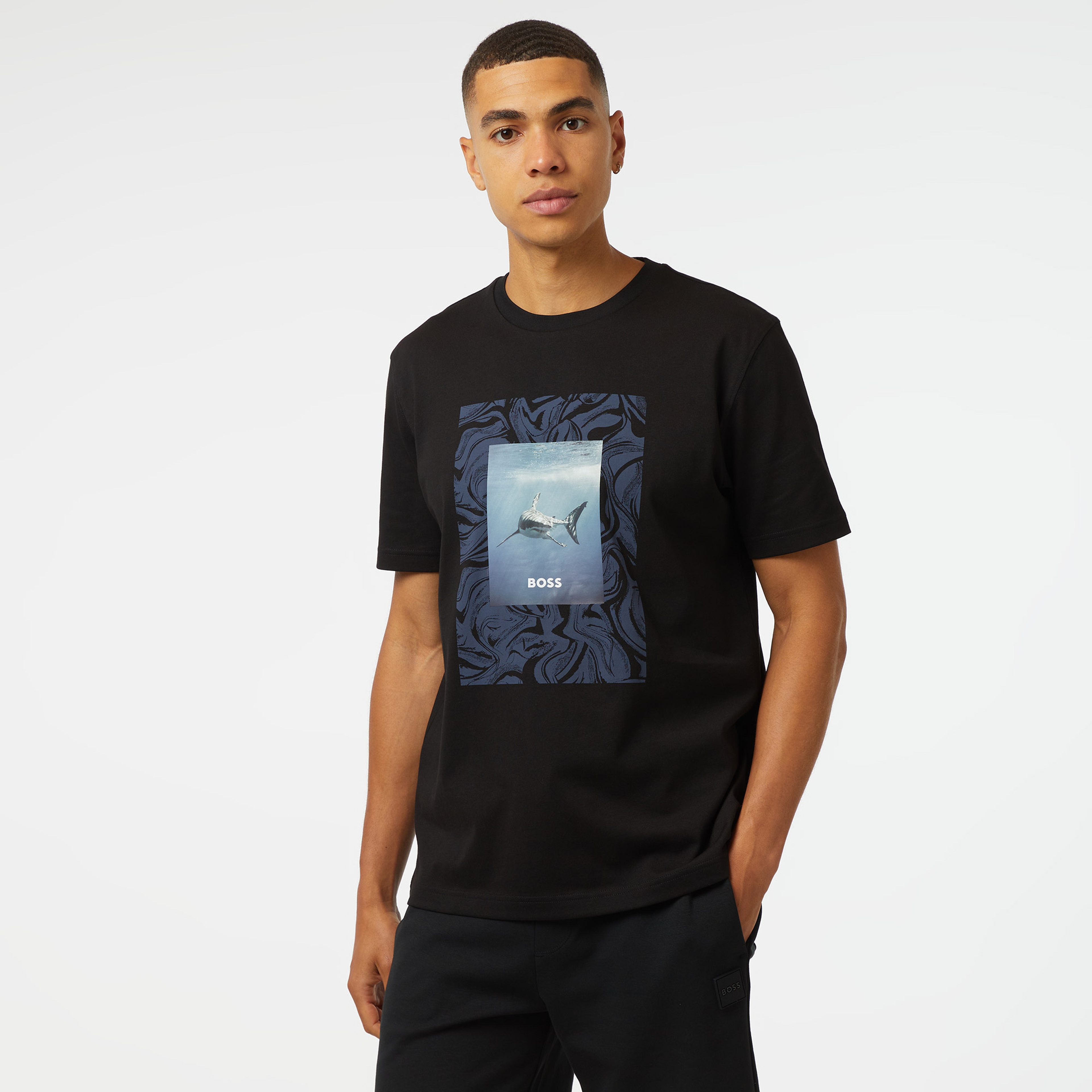 Boss Te Tucan Erkek Siyah T-Shirt