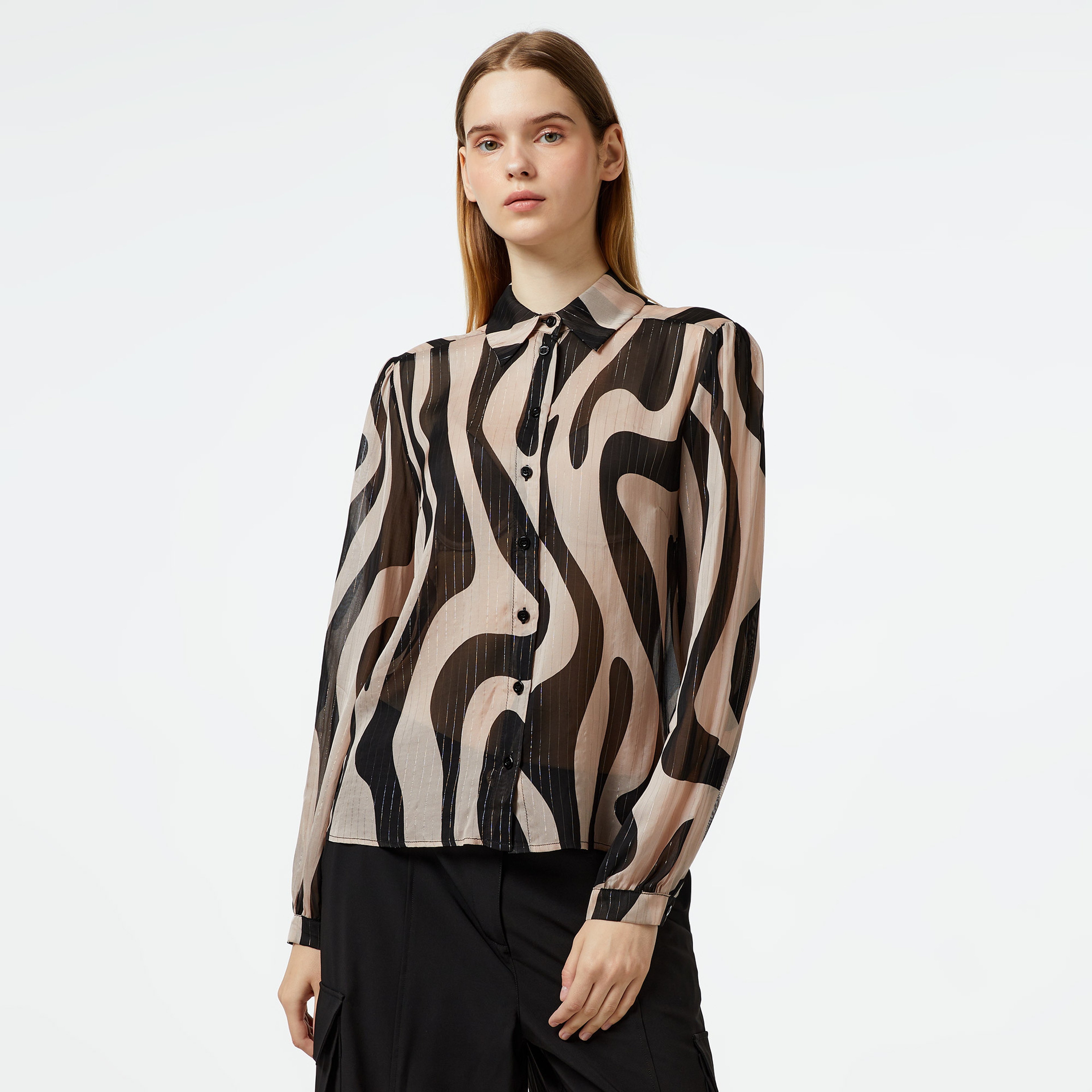 Liu Jo Kadın Siyah Bluz