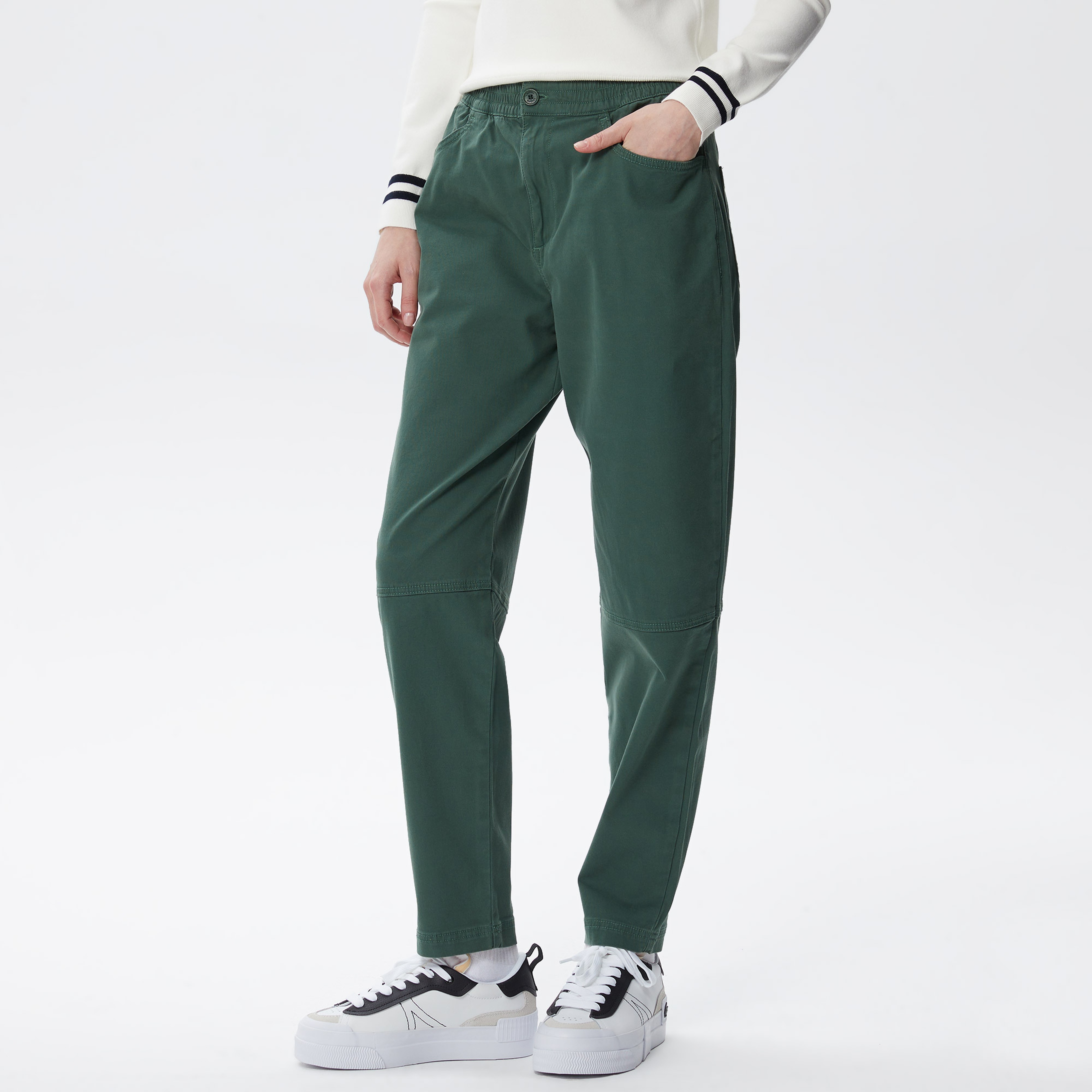 Lacoste Kadın Yeşil Pantolon