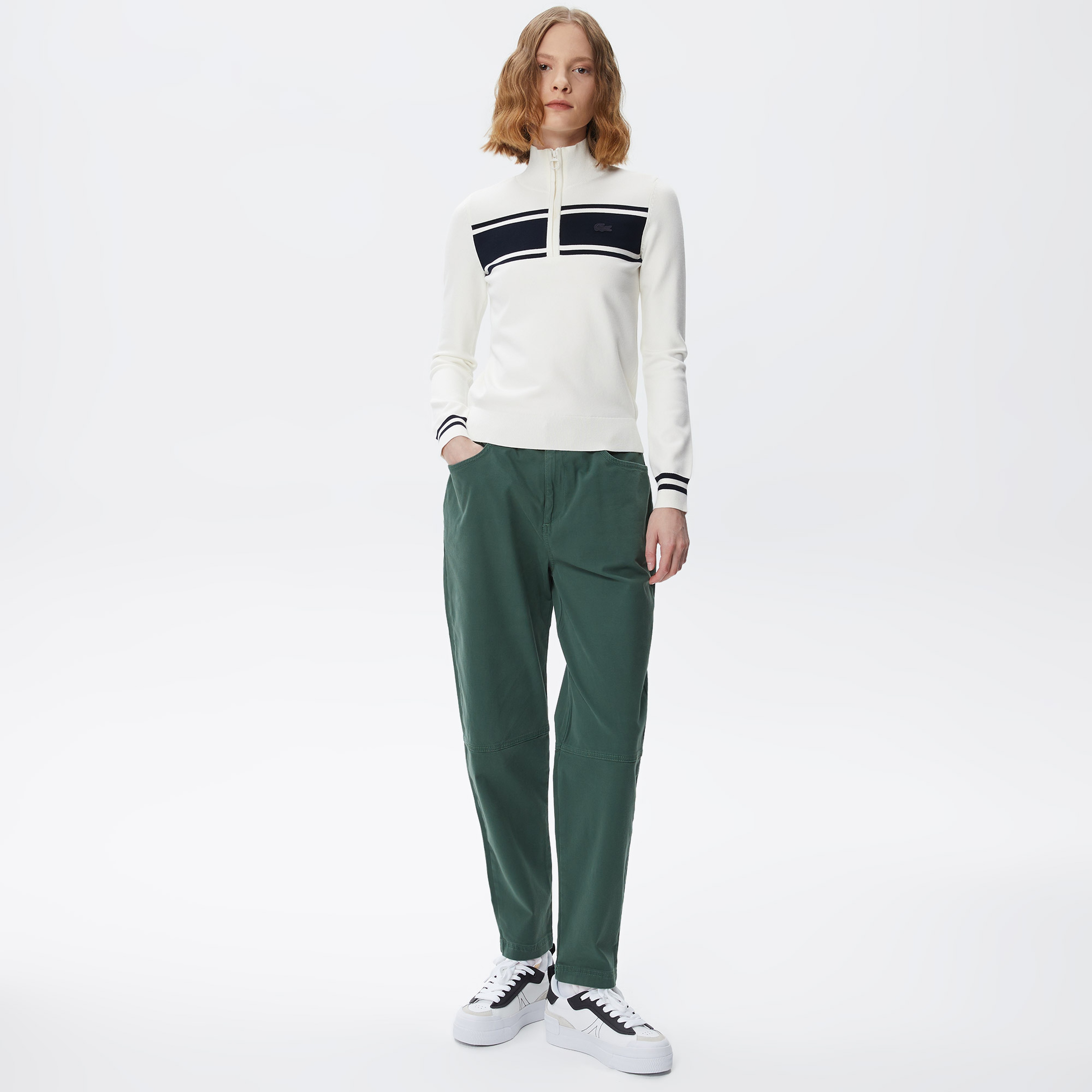 Lacoste Kadın Yeşil Pantolon