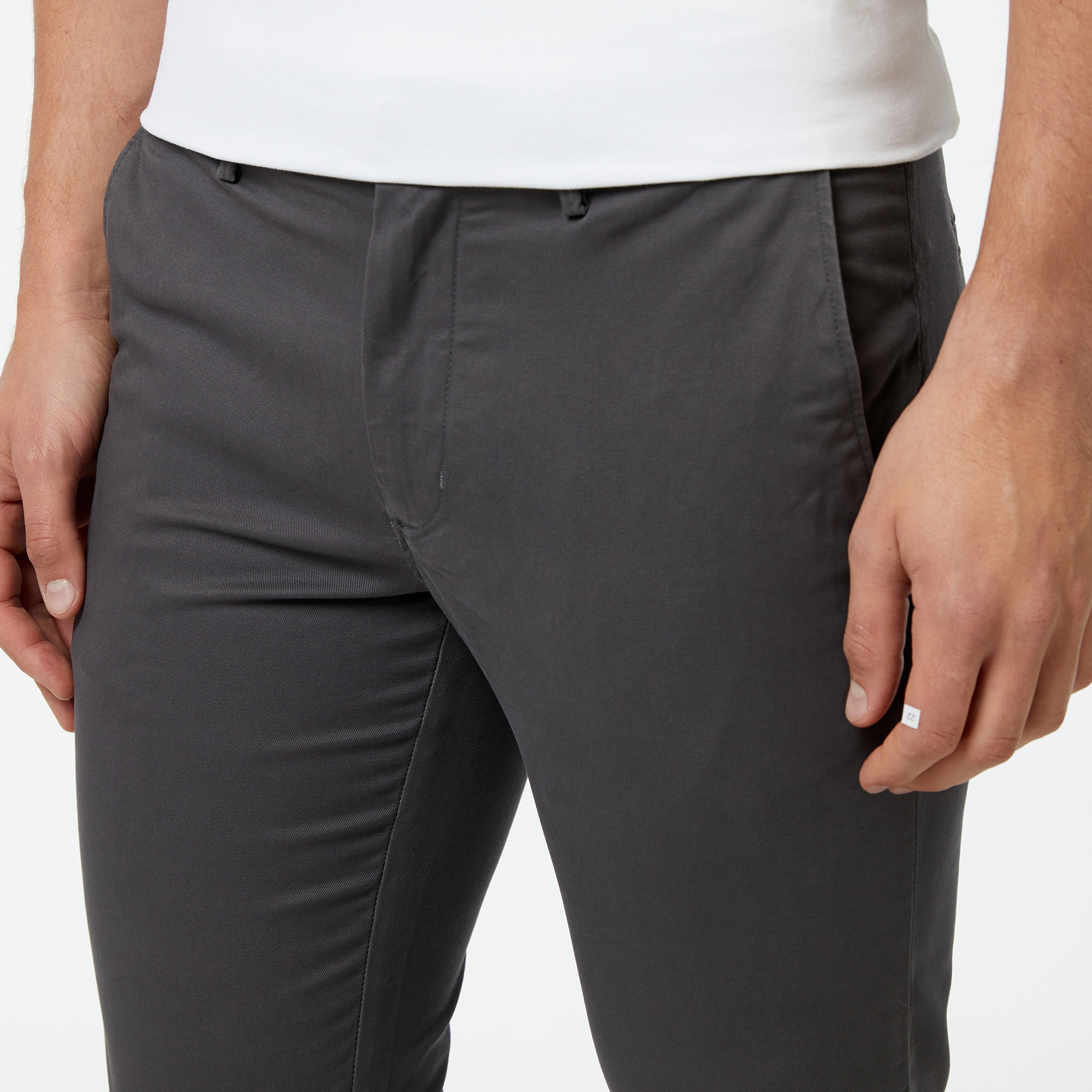 Tommy Hilfiger Erkek Gri Pantolon