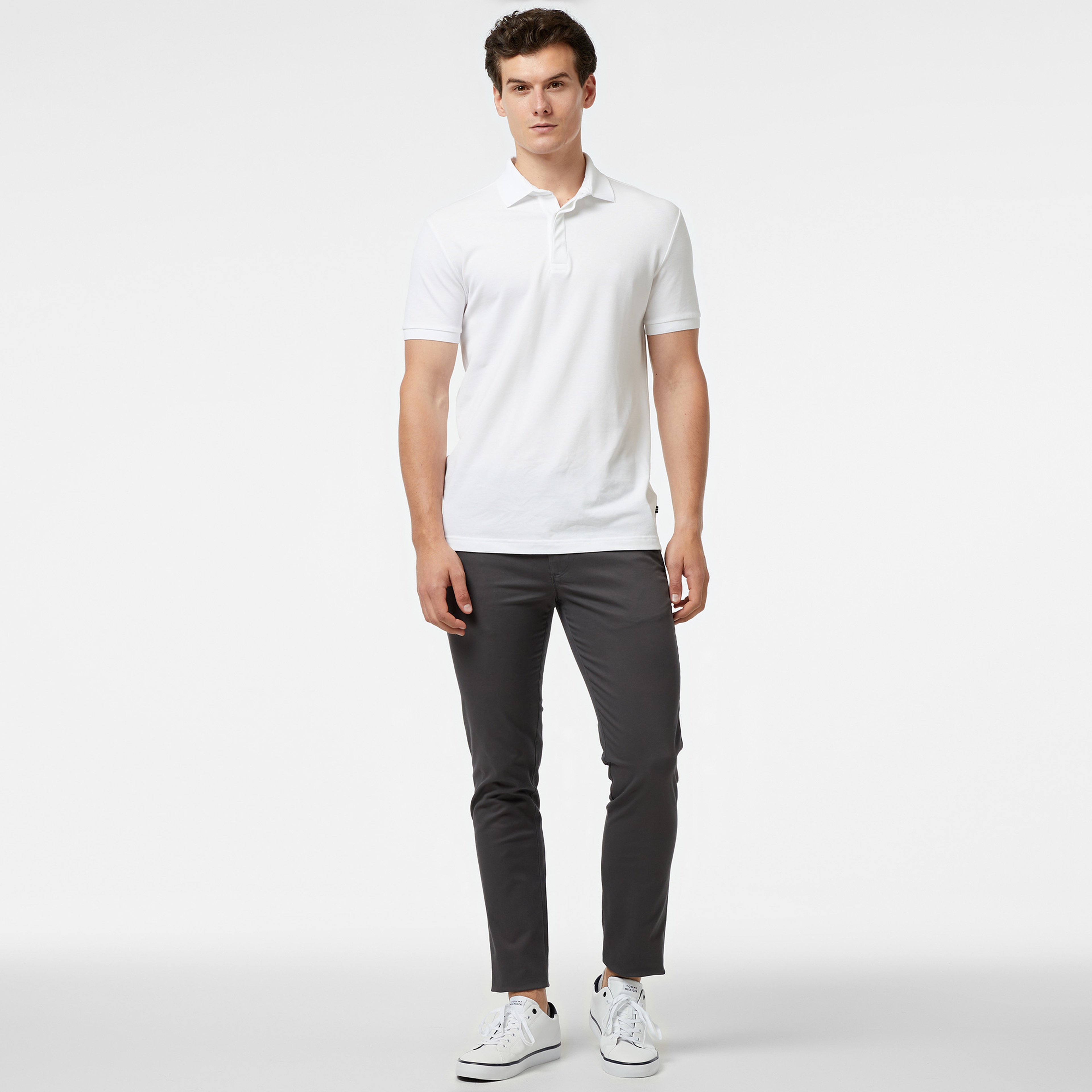 Tommy Hilfiger Erkek Gri Pantolon