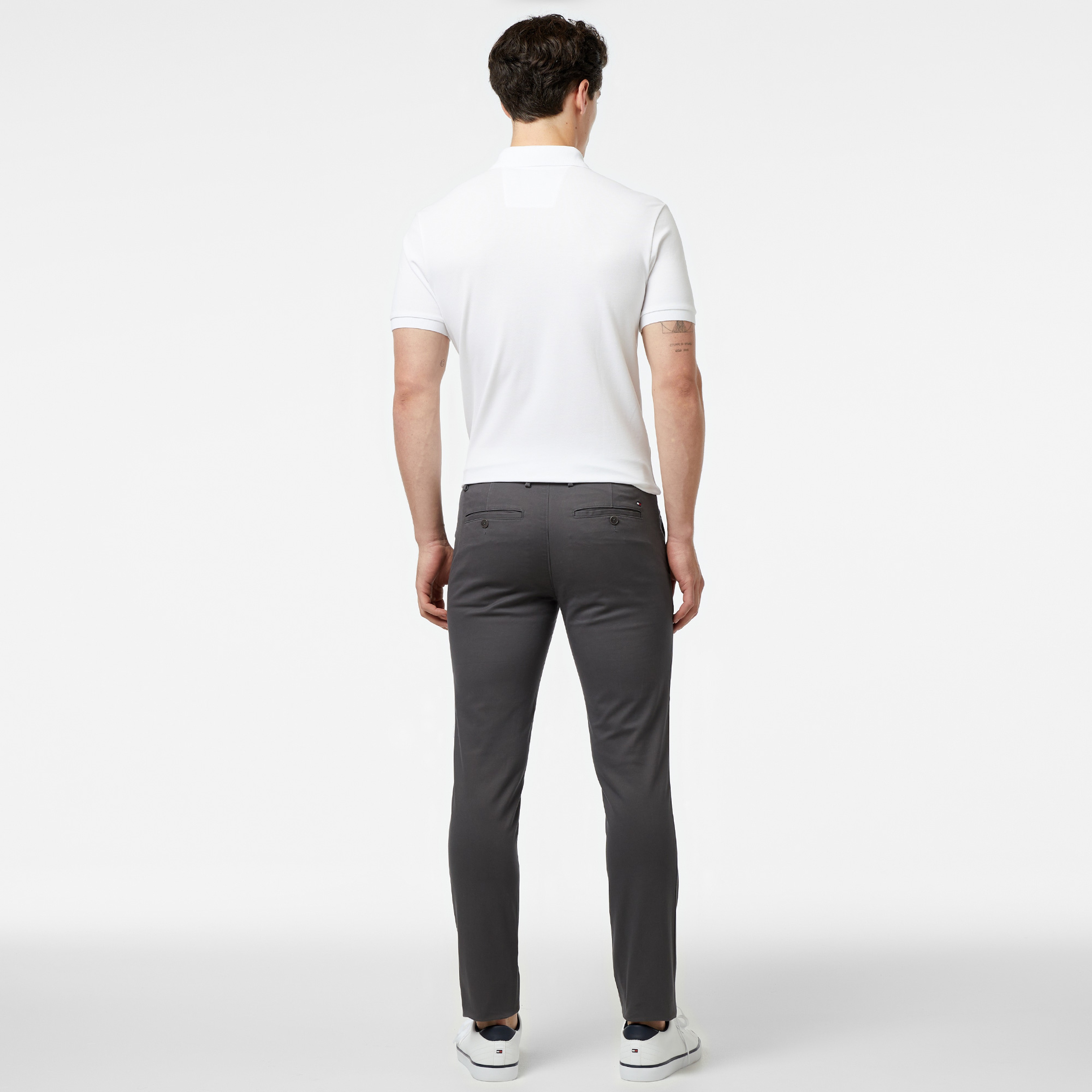 Tommy Hilfiger Erkek Gri Pantolon