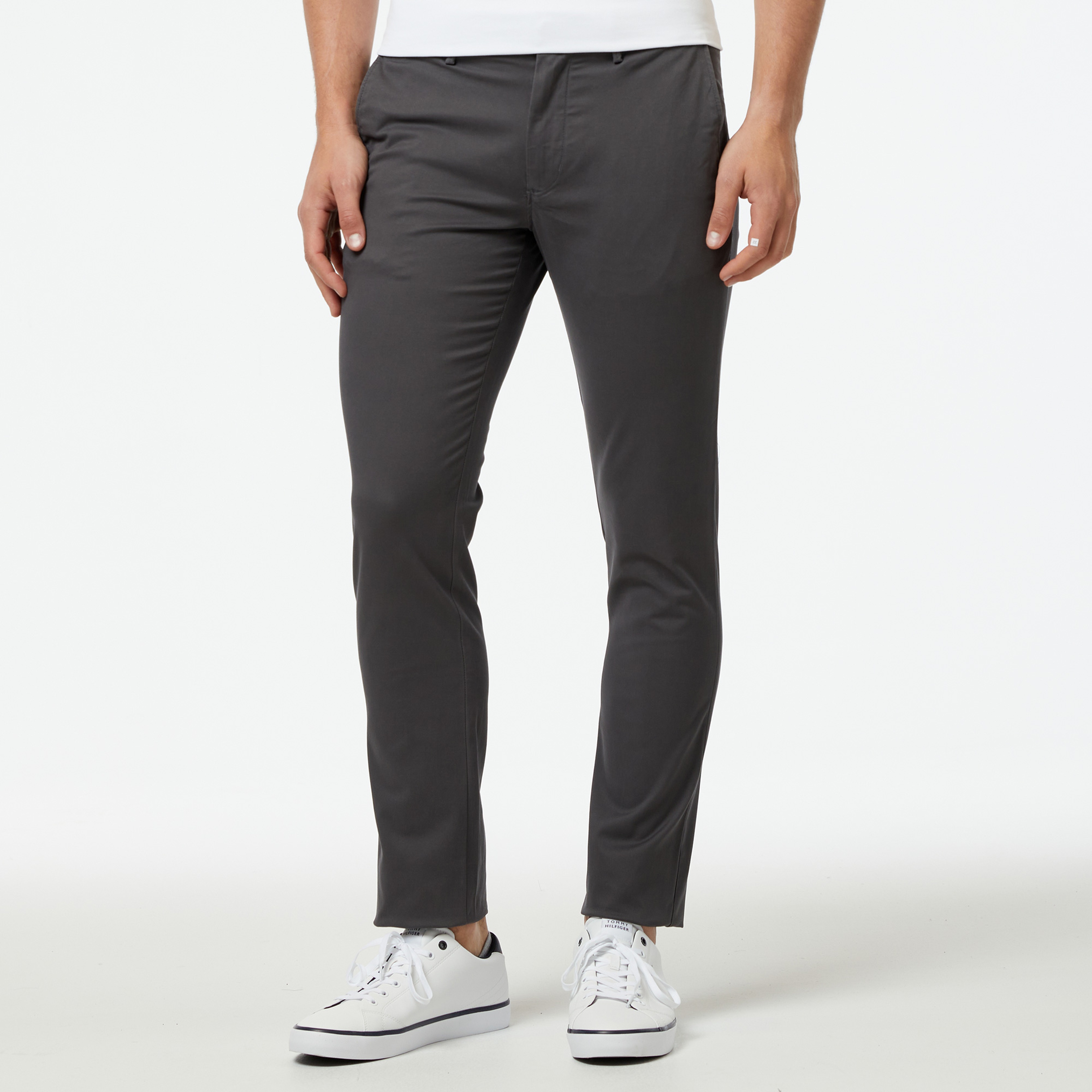 Tommy Hilfiger Erkek Gri Pantolon