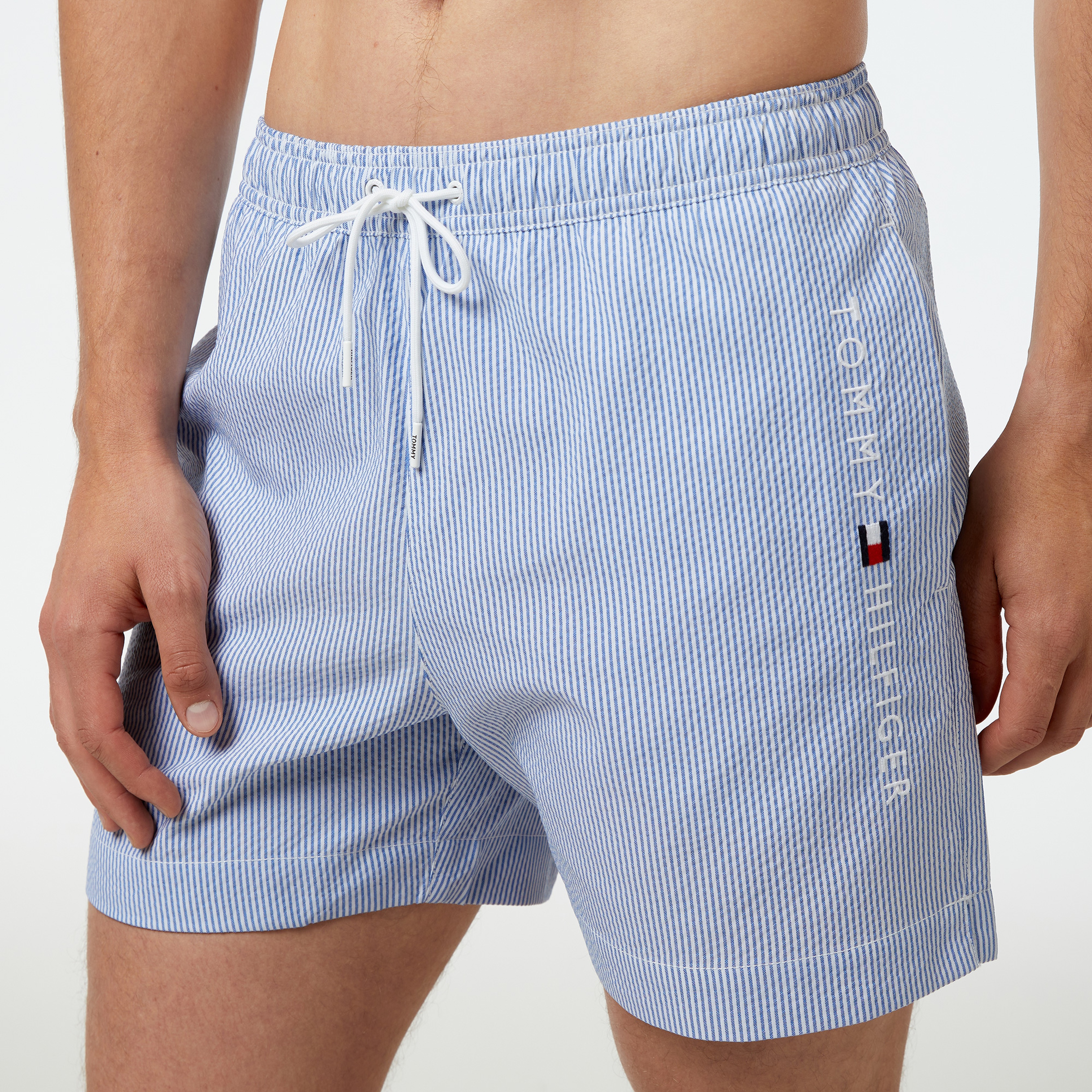 Tommy Hilfiger Cepli Erkek Mavi Mayo