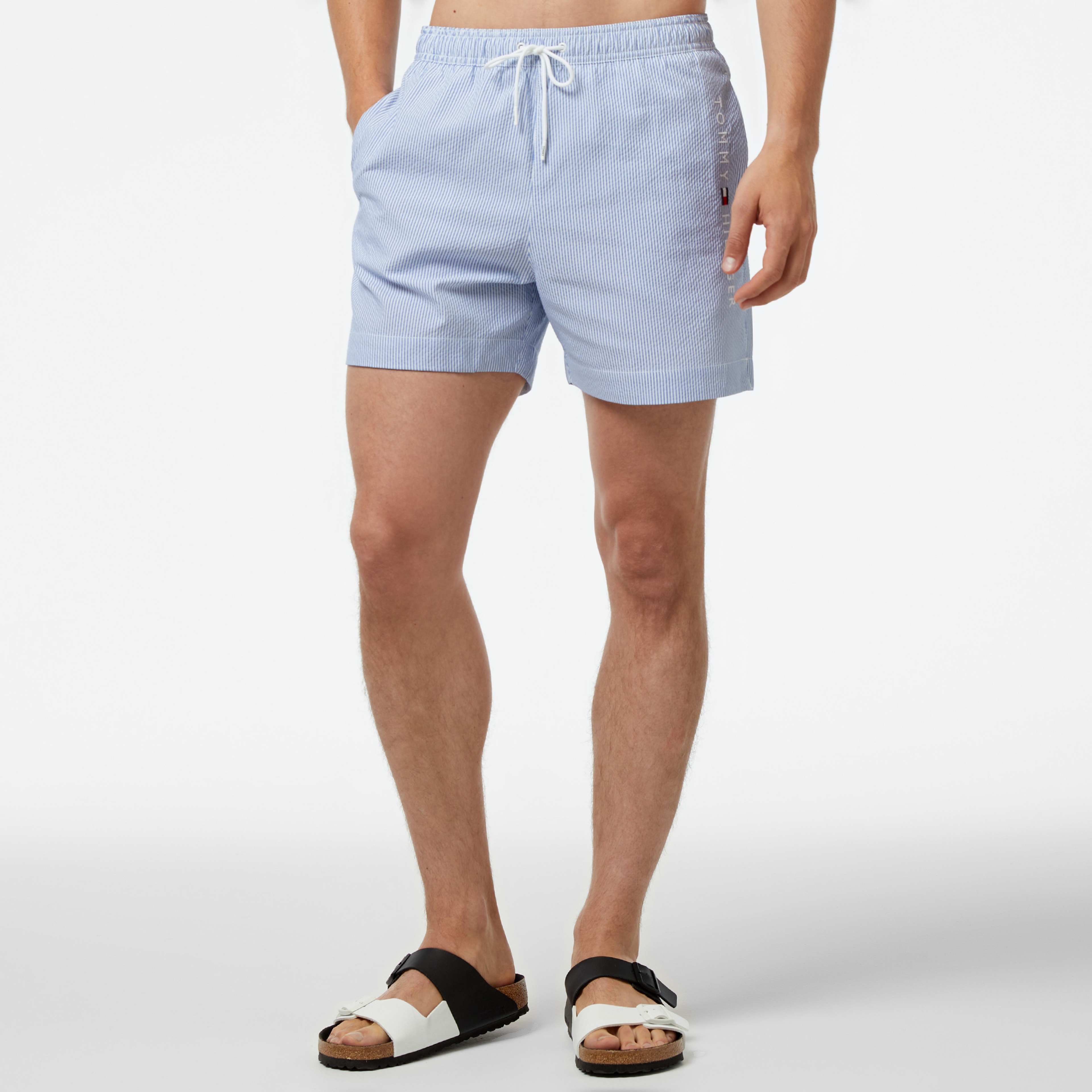 Tommy Hilfiger Cepli Erkek Mavi Mayo