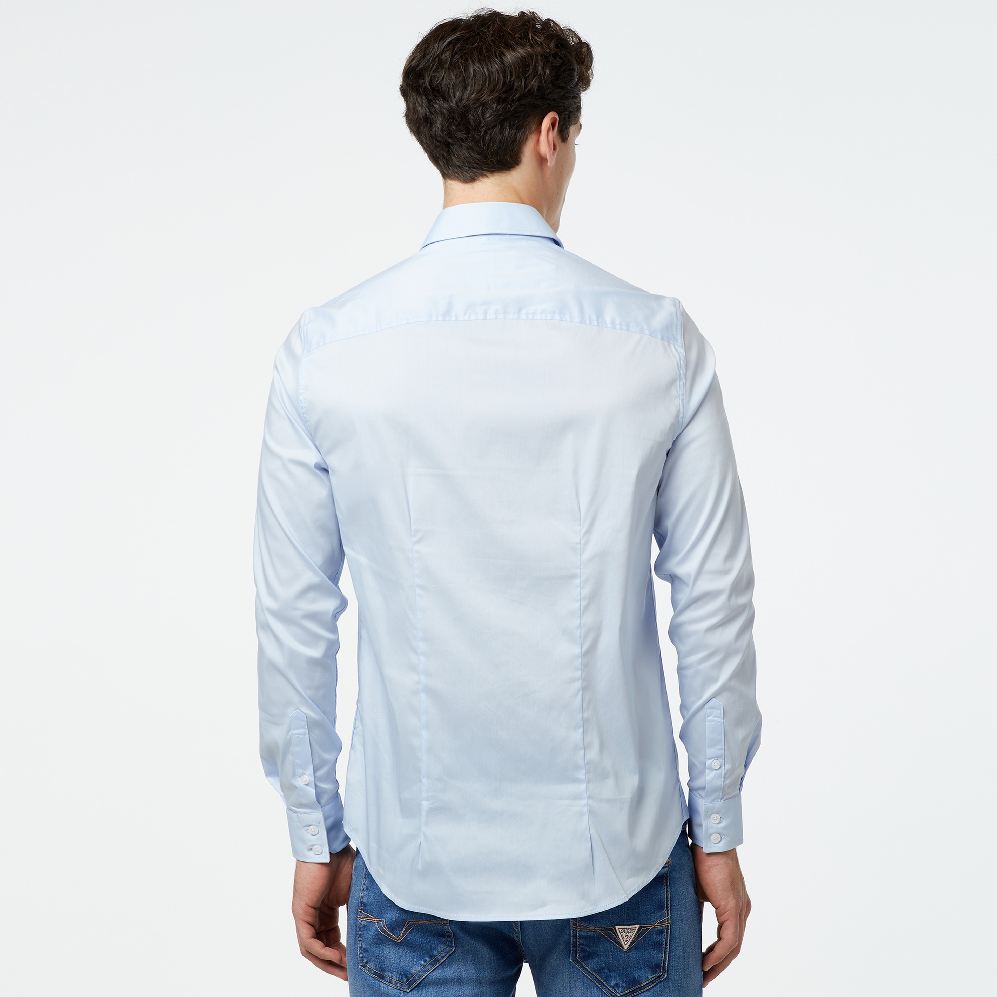 Guess Erkek Mavi Gömlek