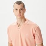 Nautica Erkek Turuncu Classic Fit Kısa Kollu Polo Yaka T-Shirt
