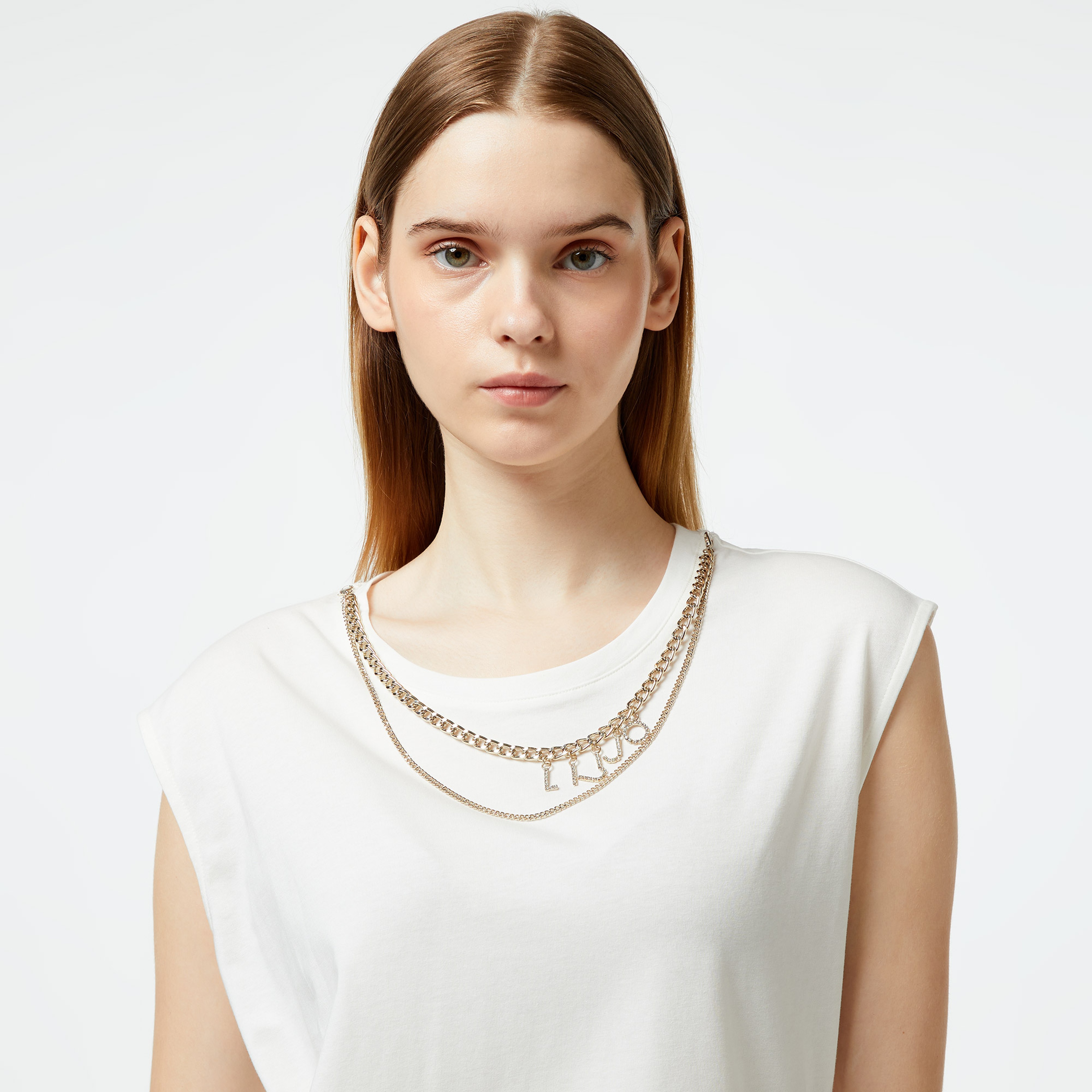 Liu Jo Kadın Beyaz T-Shirt