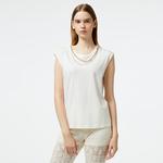 Liu Jo Kadın Beyaz T-Shirt
