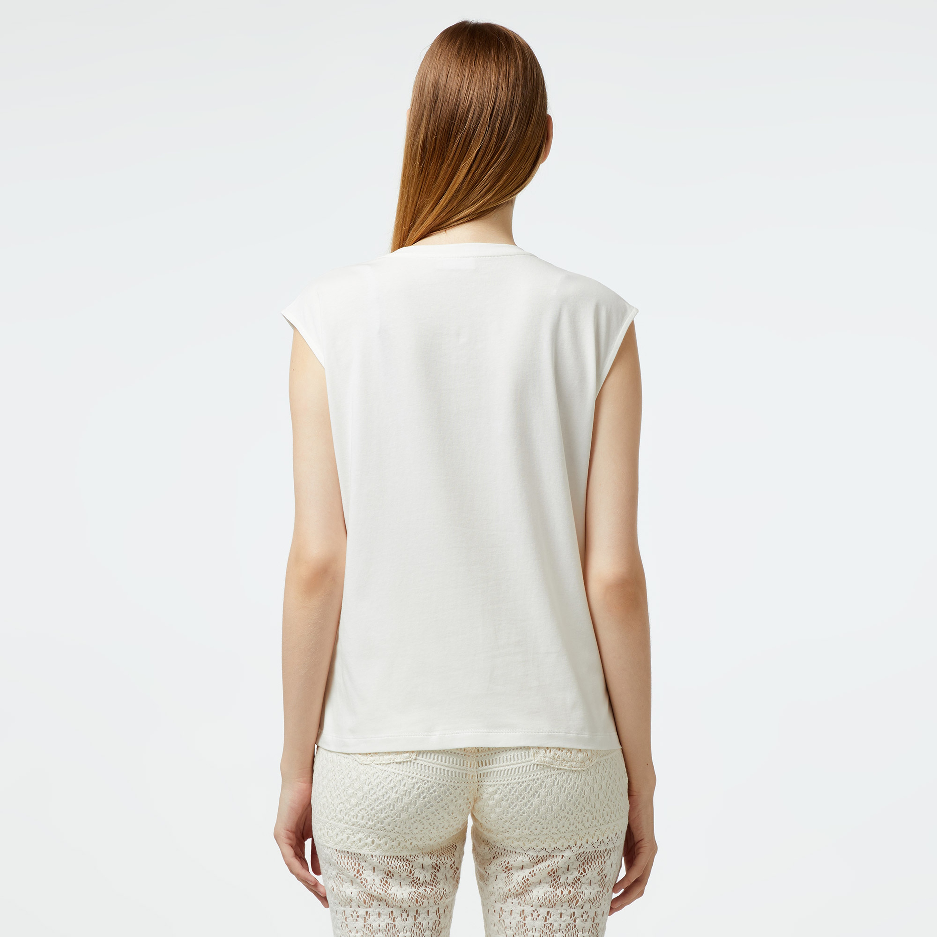 Liu Jo Kadın Beyaz T-Shirt