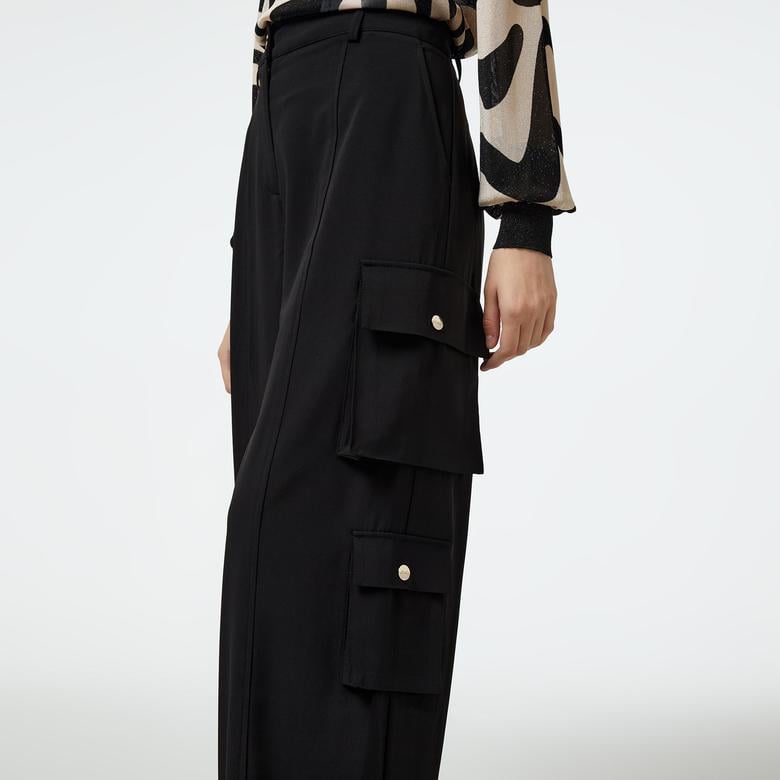 Liu Jo Kadın Siyah Pantolon