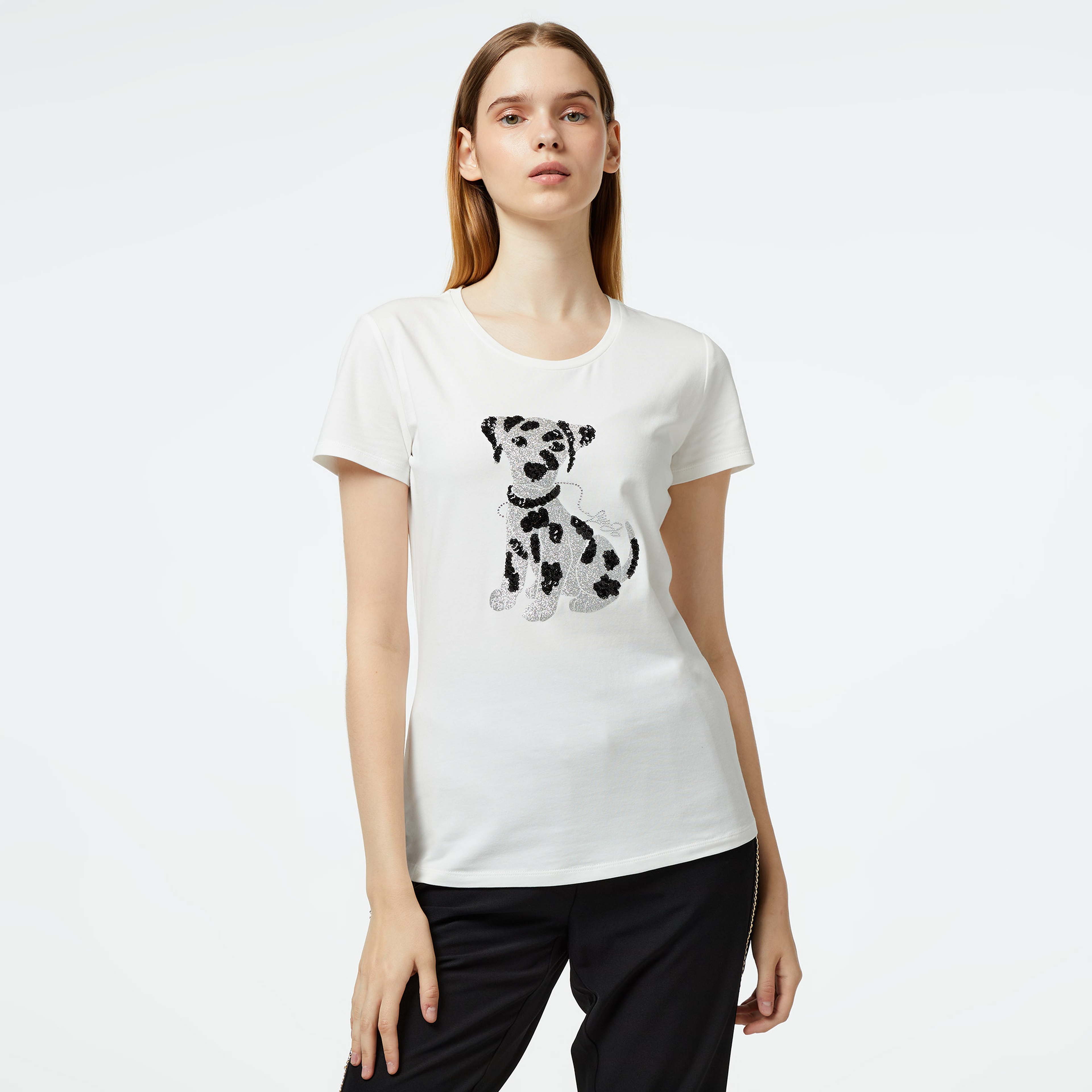 Liu Jo Kadın Beyaz T-Shirt