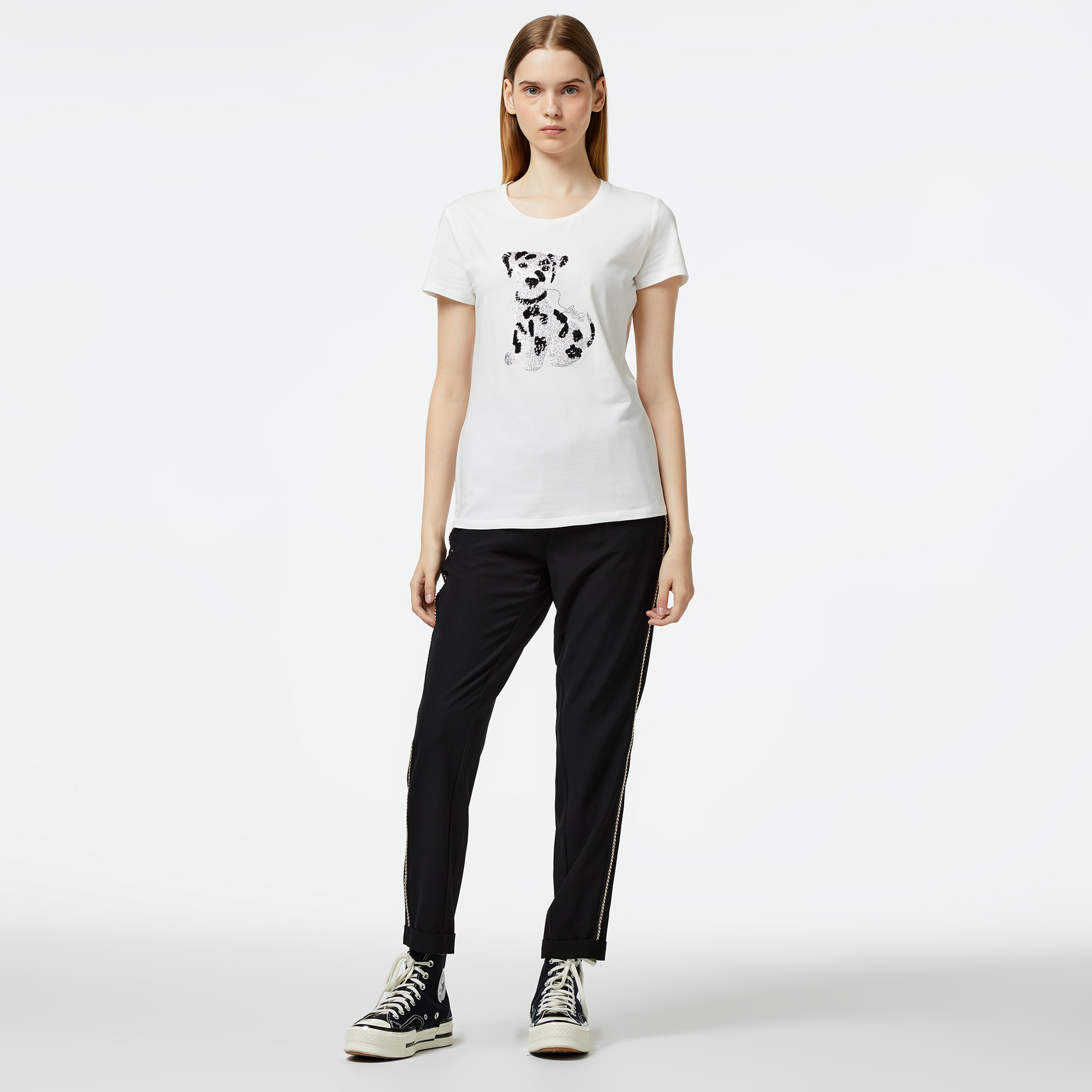 Liu Jo Kadın Beyaz T-Shirt