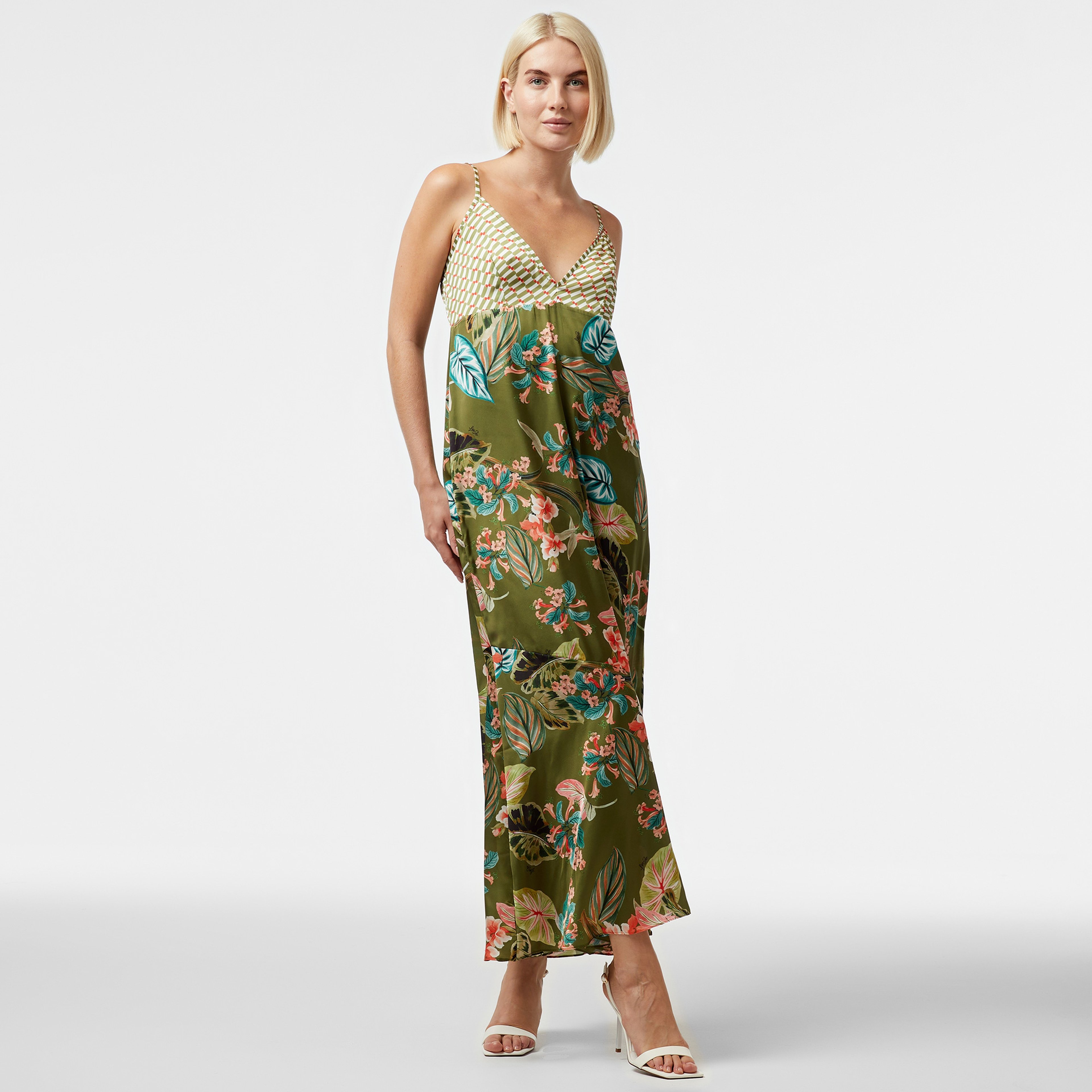 Liu Jo Kadın Haki Elbise