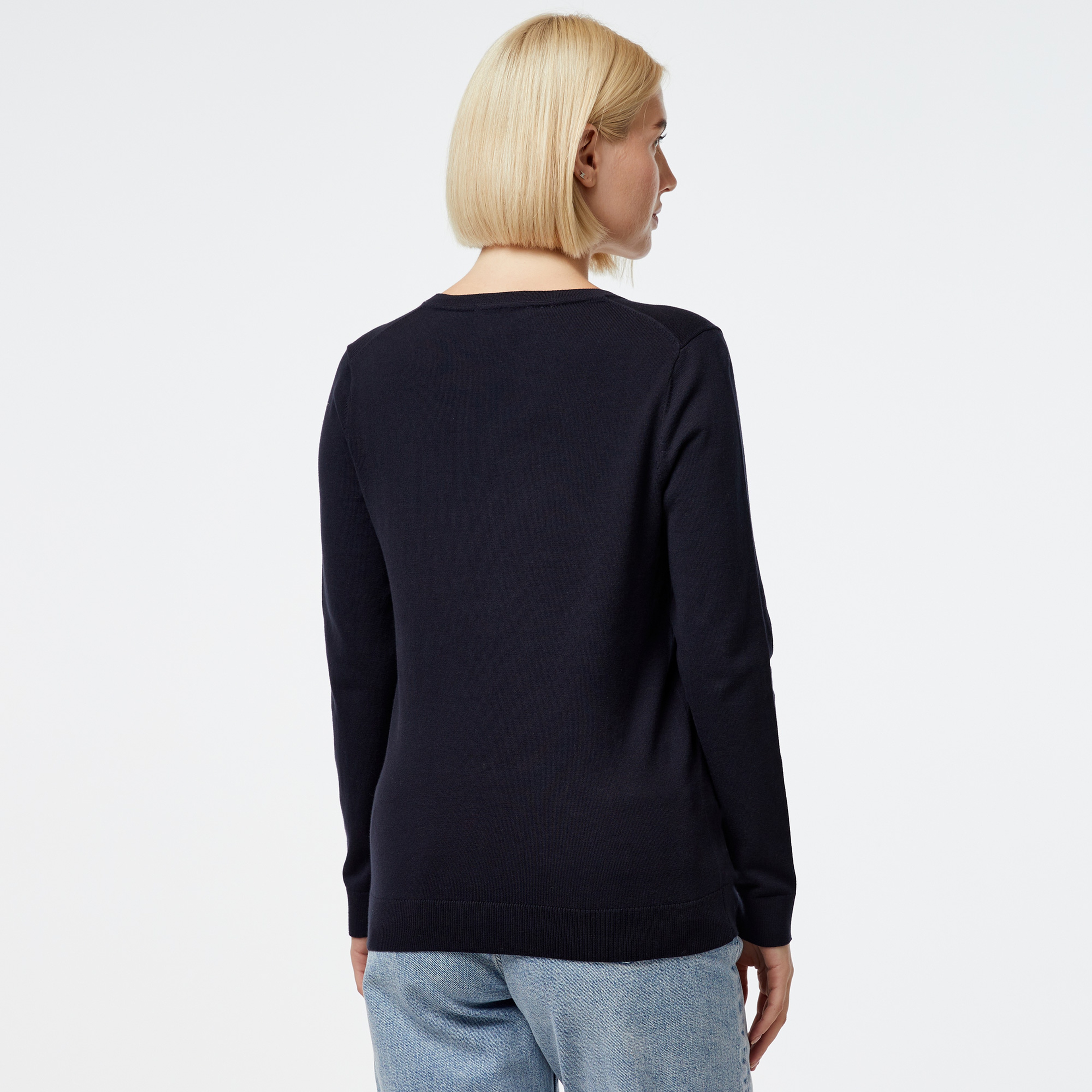 Tommy Hilfiger Kadın Mavi Triko