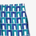 Robert George Erkek Baskılı Mavi Mayo Şort