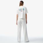 Kadın Flare Fit Beyaz Eşofman Altı