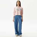 Kadın Loose Fit Mavi Jean Pantolon