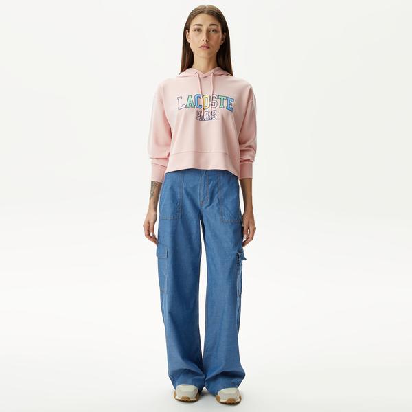 Kadın Loose Fit Mavi Jean Pantolon