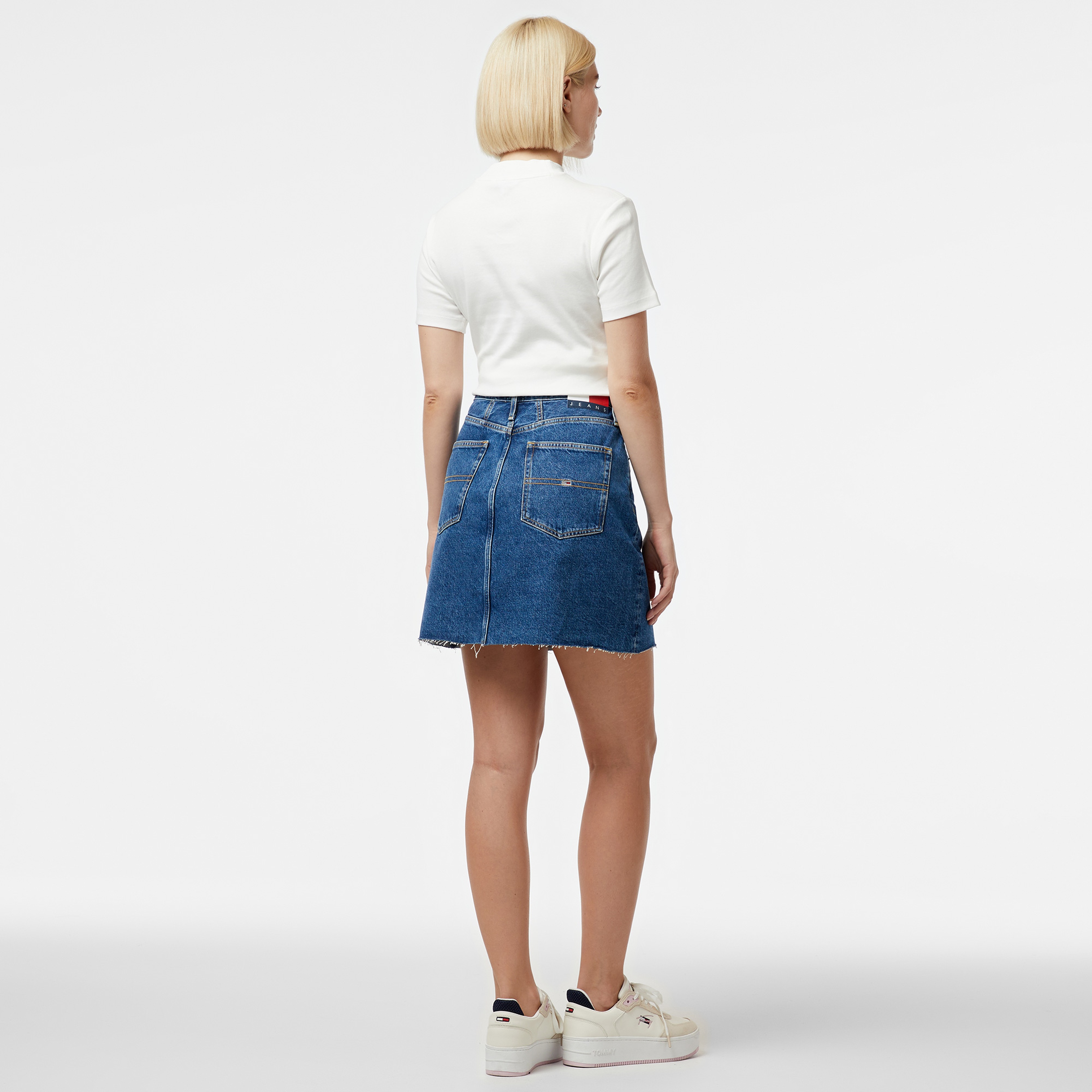 Tommy Hilfiger Kadın Mavi Etek