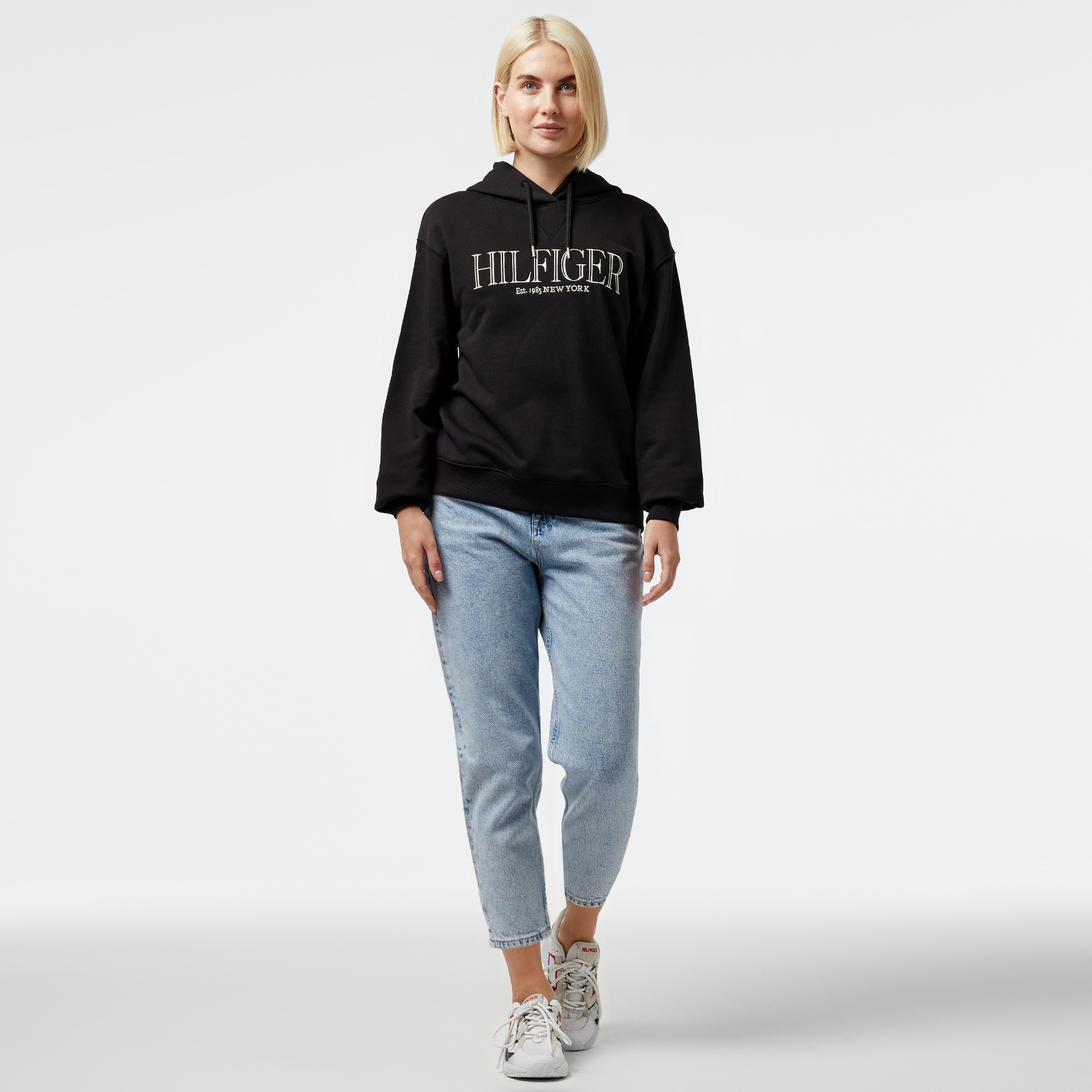 Tommy Hilfiger Kadın Siyah Sweatshirt