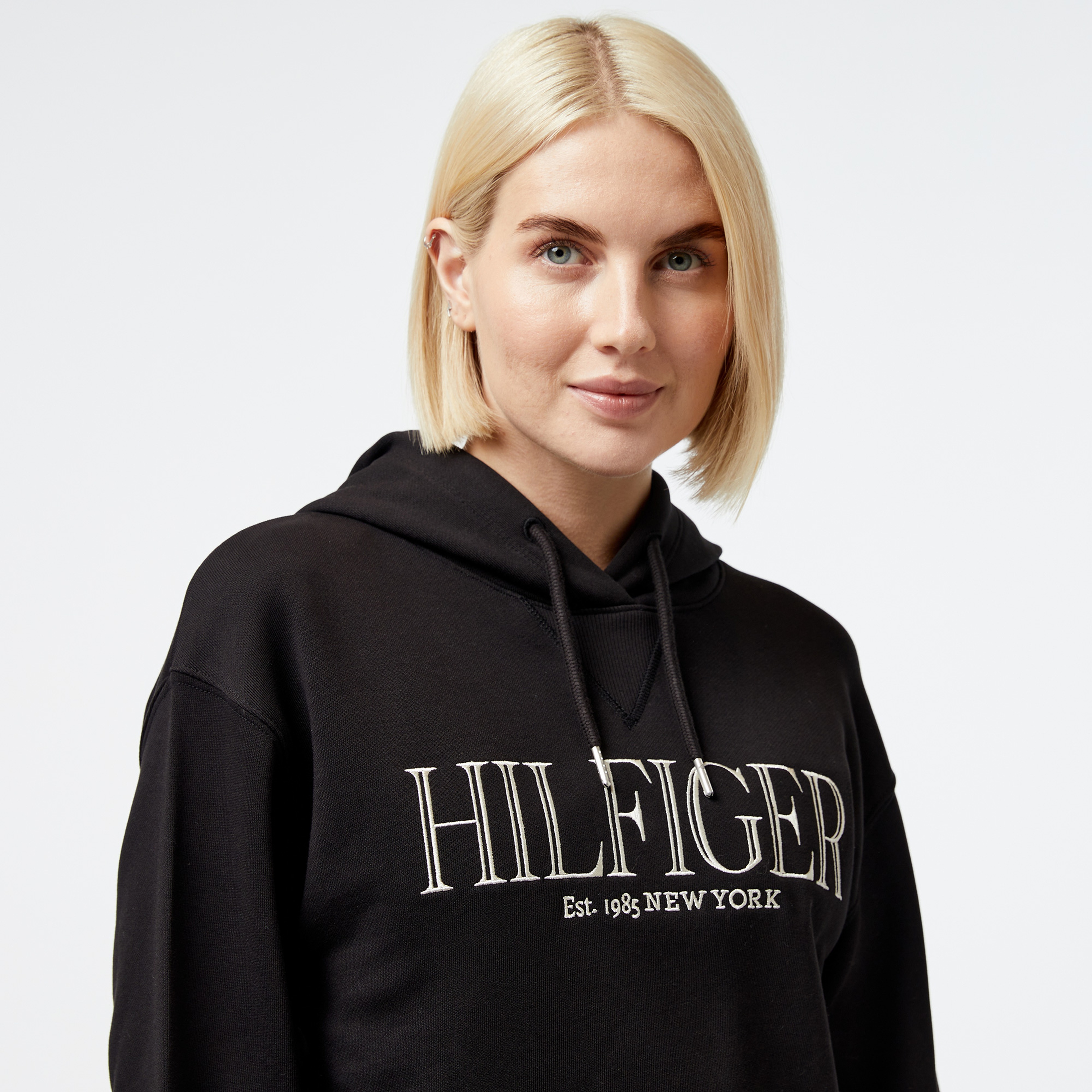 Tommy Hilfiger Kadın Siyah Sweatshirt