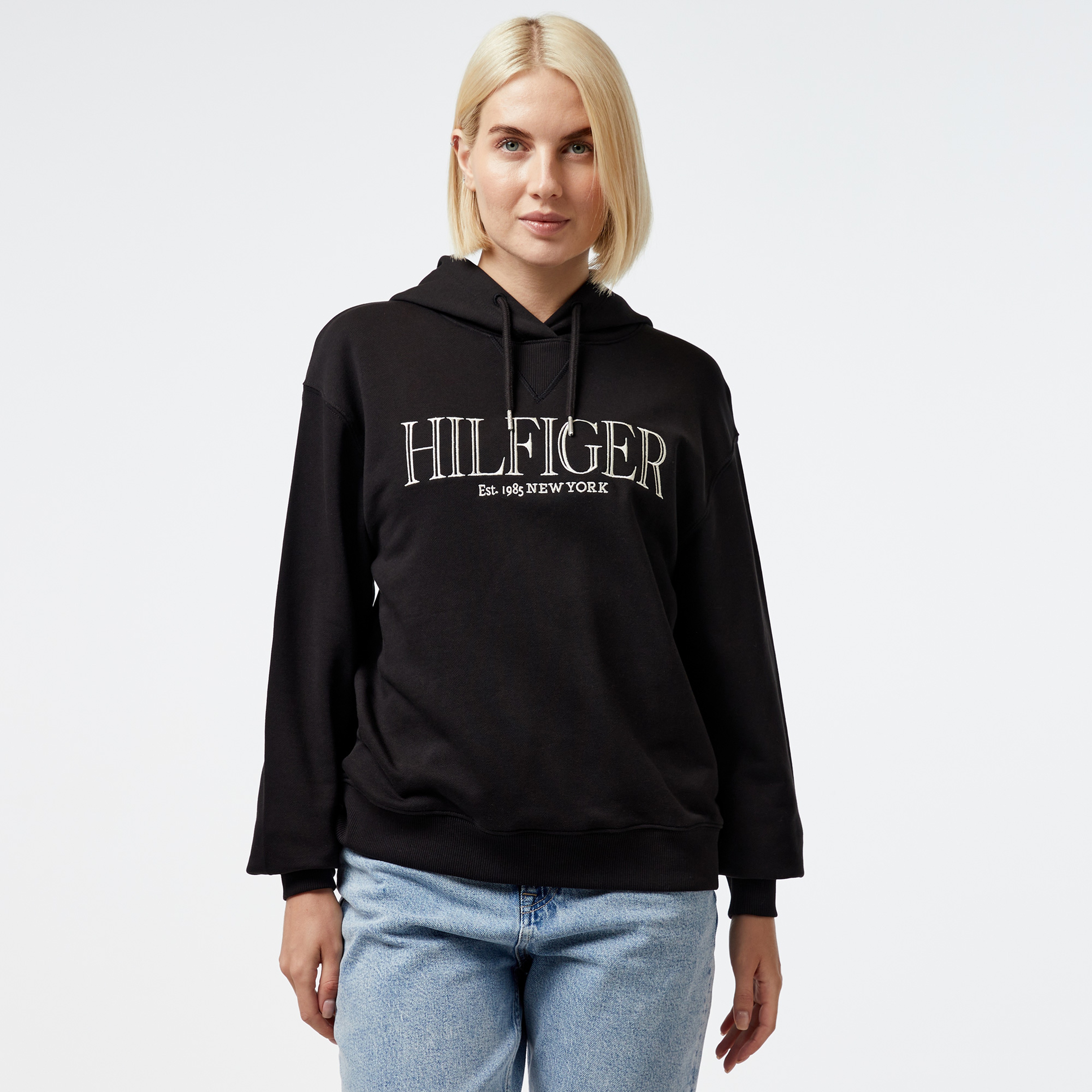 Tommy Hilfiger Kadın Siyah Sweatshirt