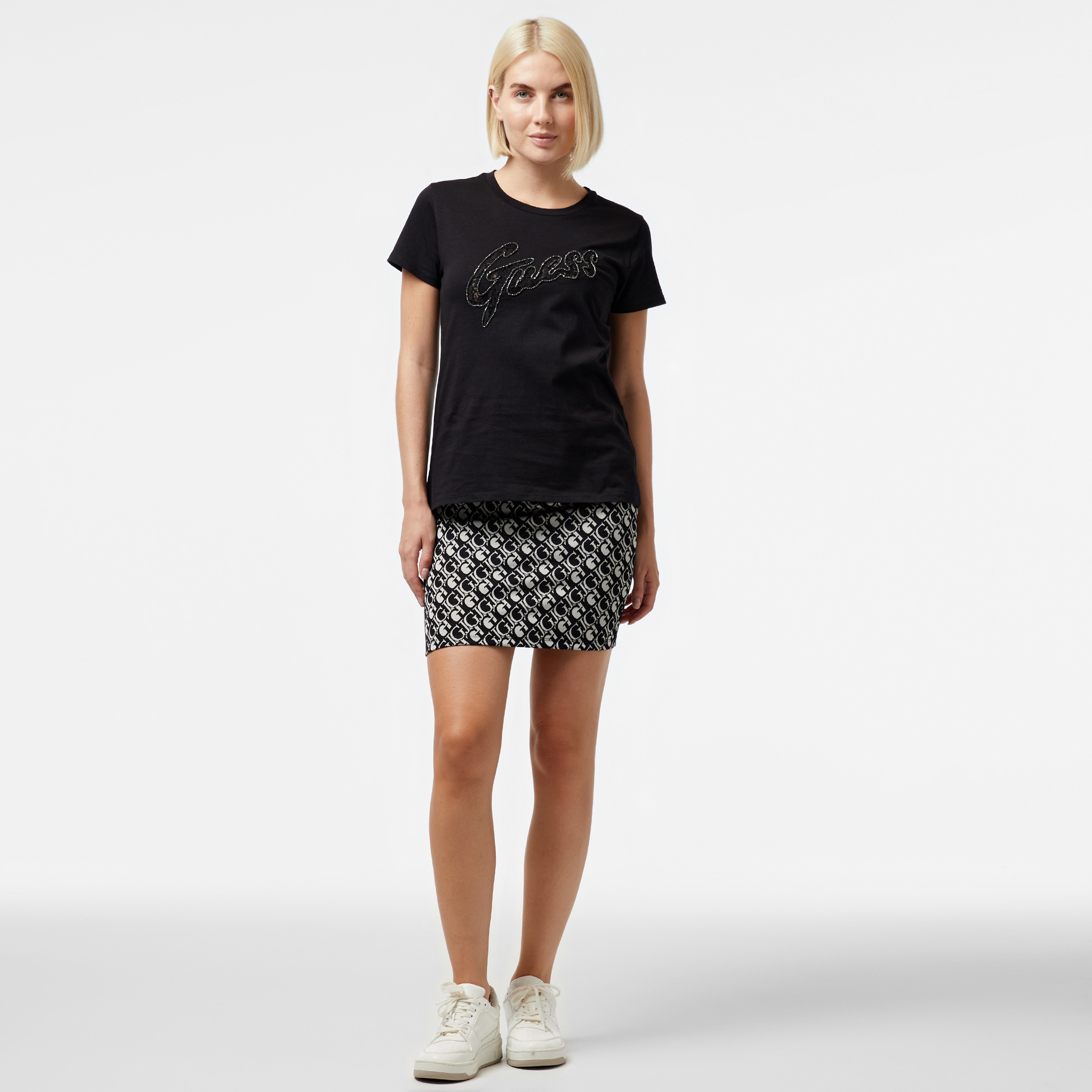 Guess Kadın Siyah Etek