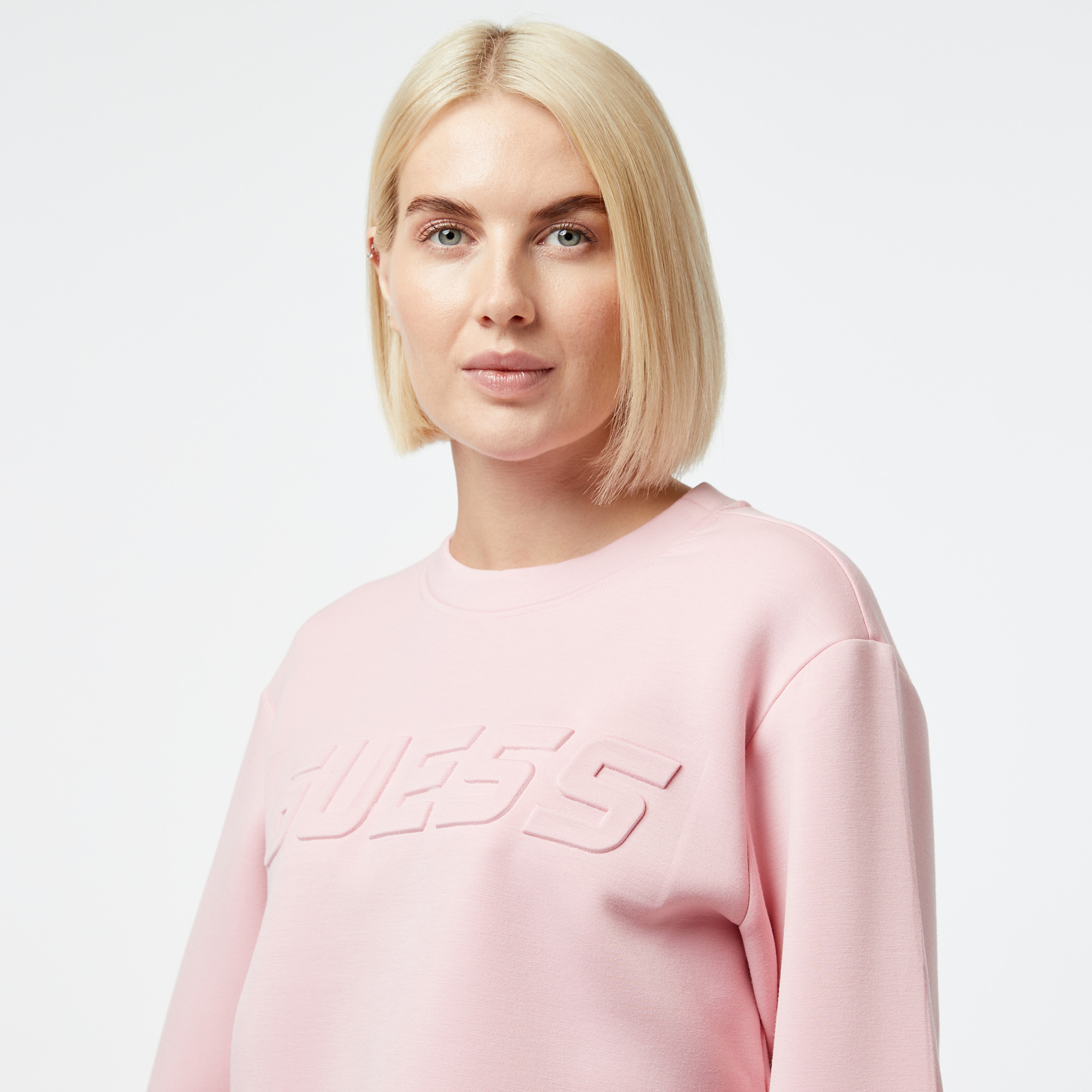 Guess Kadın Pembe Sweatshirt