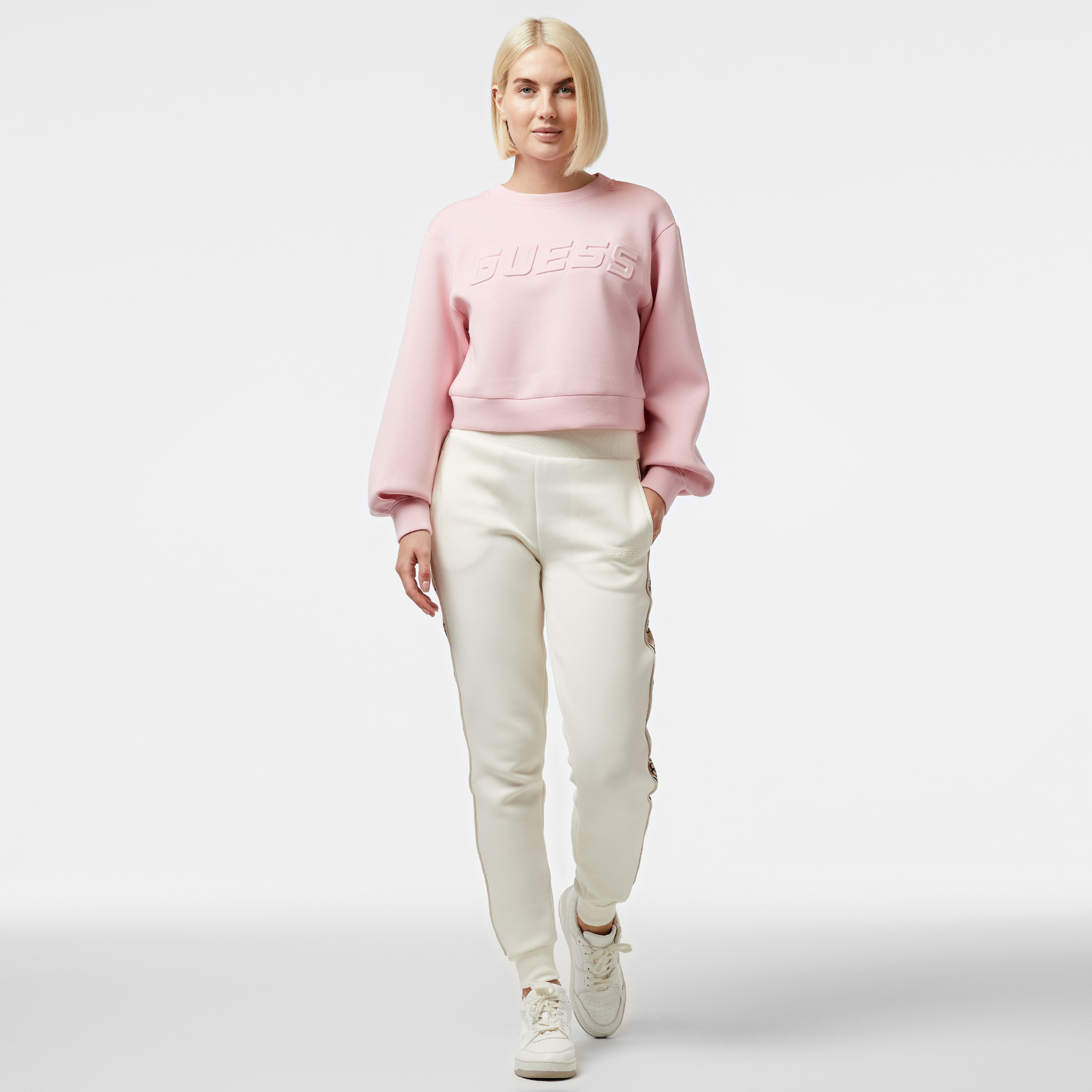 Guess Kadın Pembe Sweatshirt