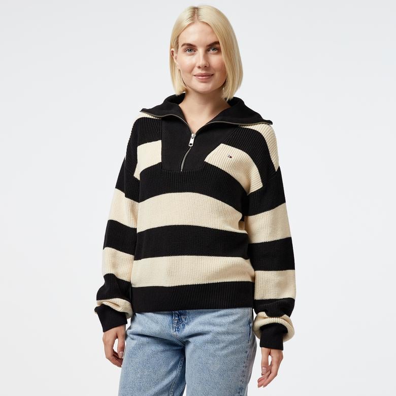 Tommy Hilfiger Kadın Siyah Triko