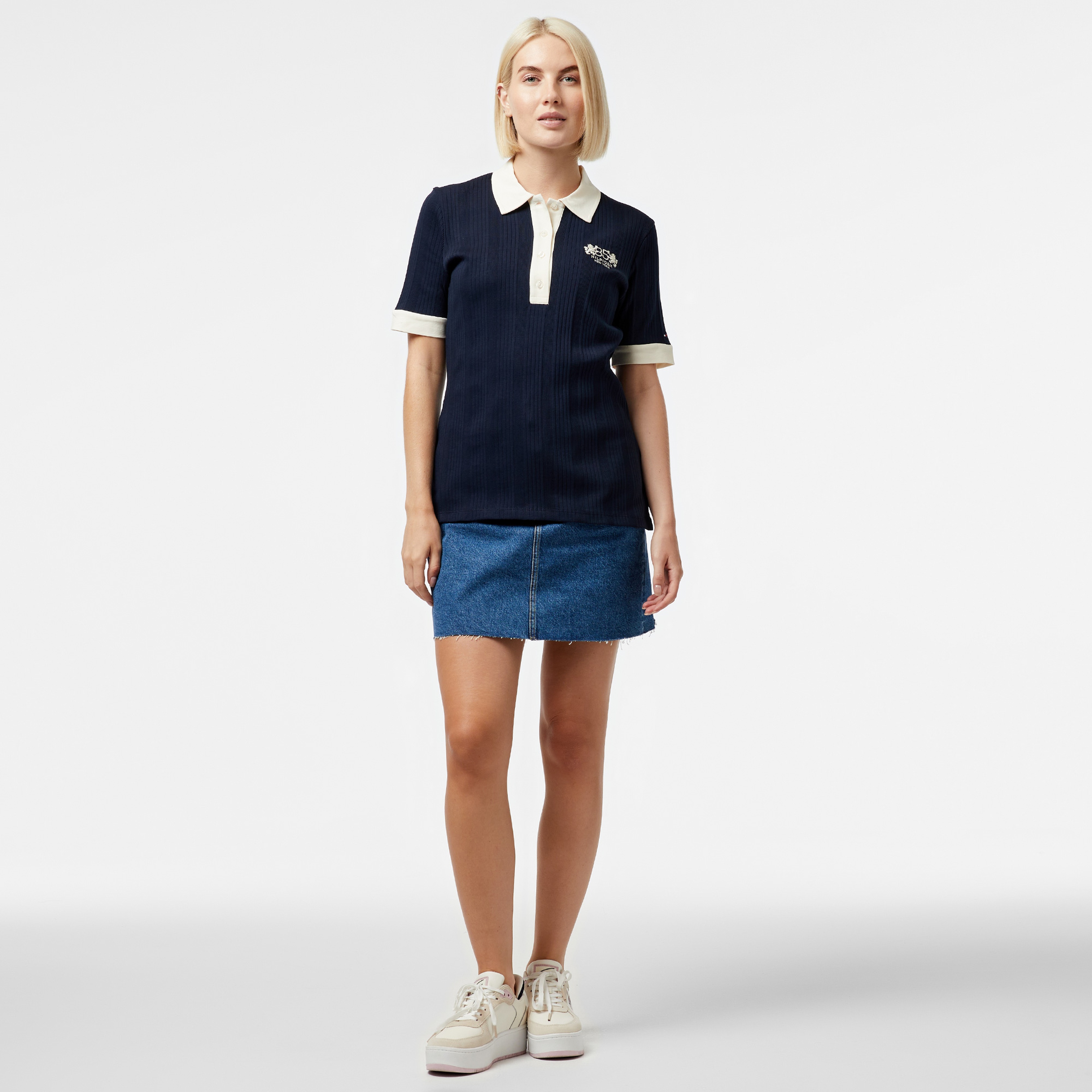 Tommy Hilfiger Kadın Mavi Polo