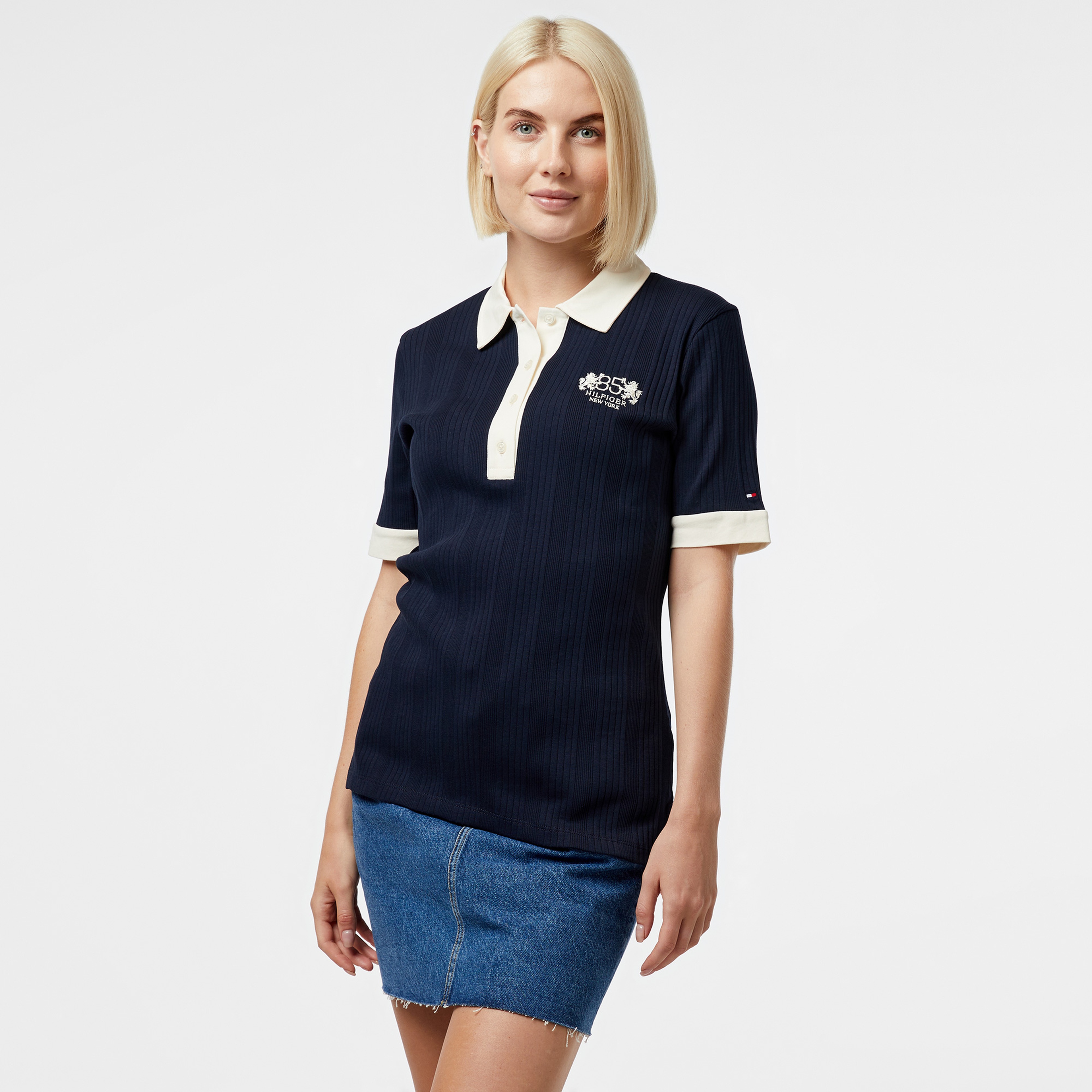 Tommy Hilfiger Kadın Mavi Polo