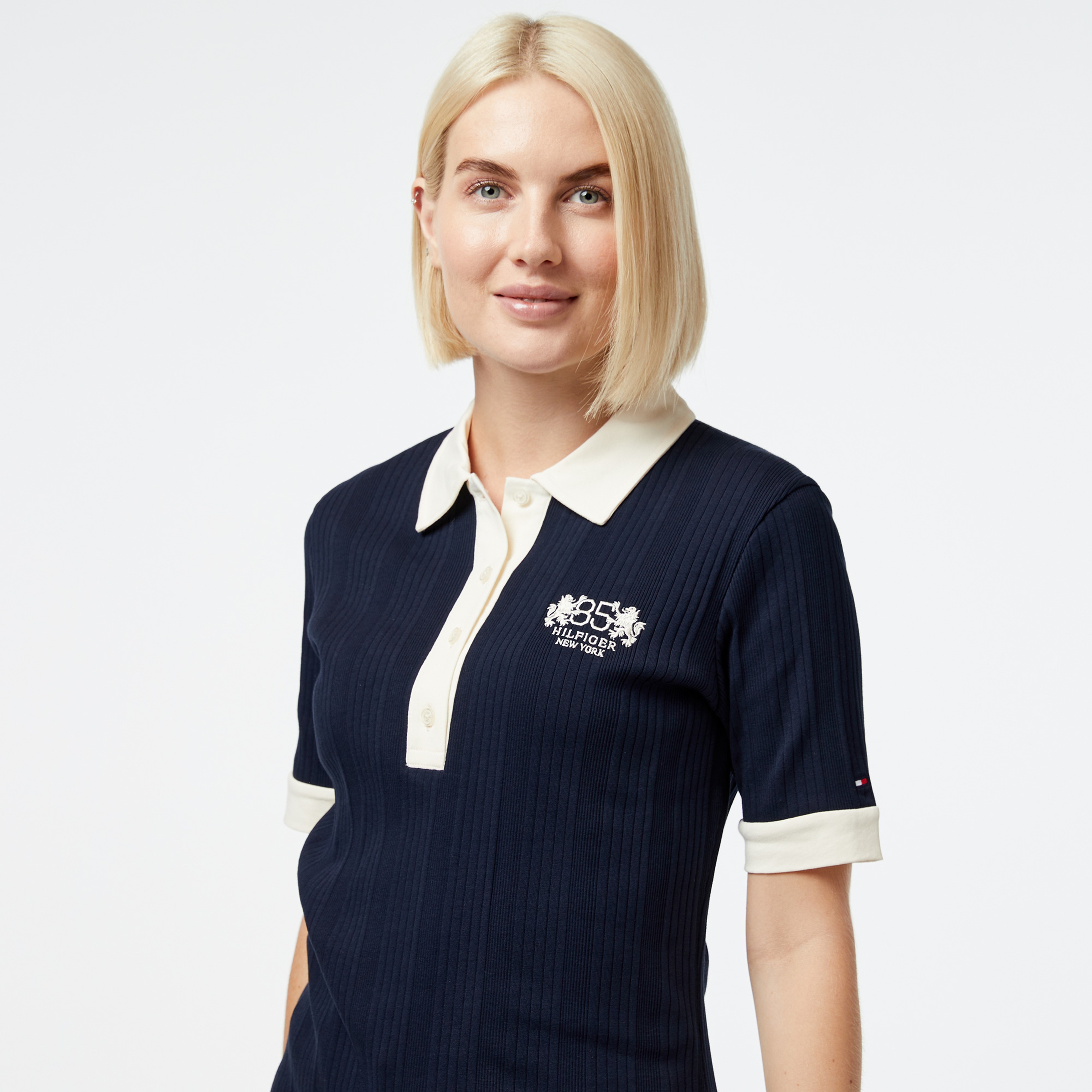 Tommy Hilfiger Kadın Mavi Polo