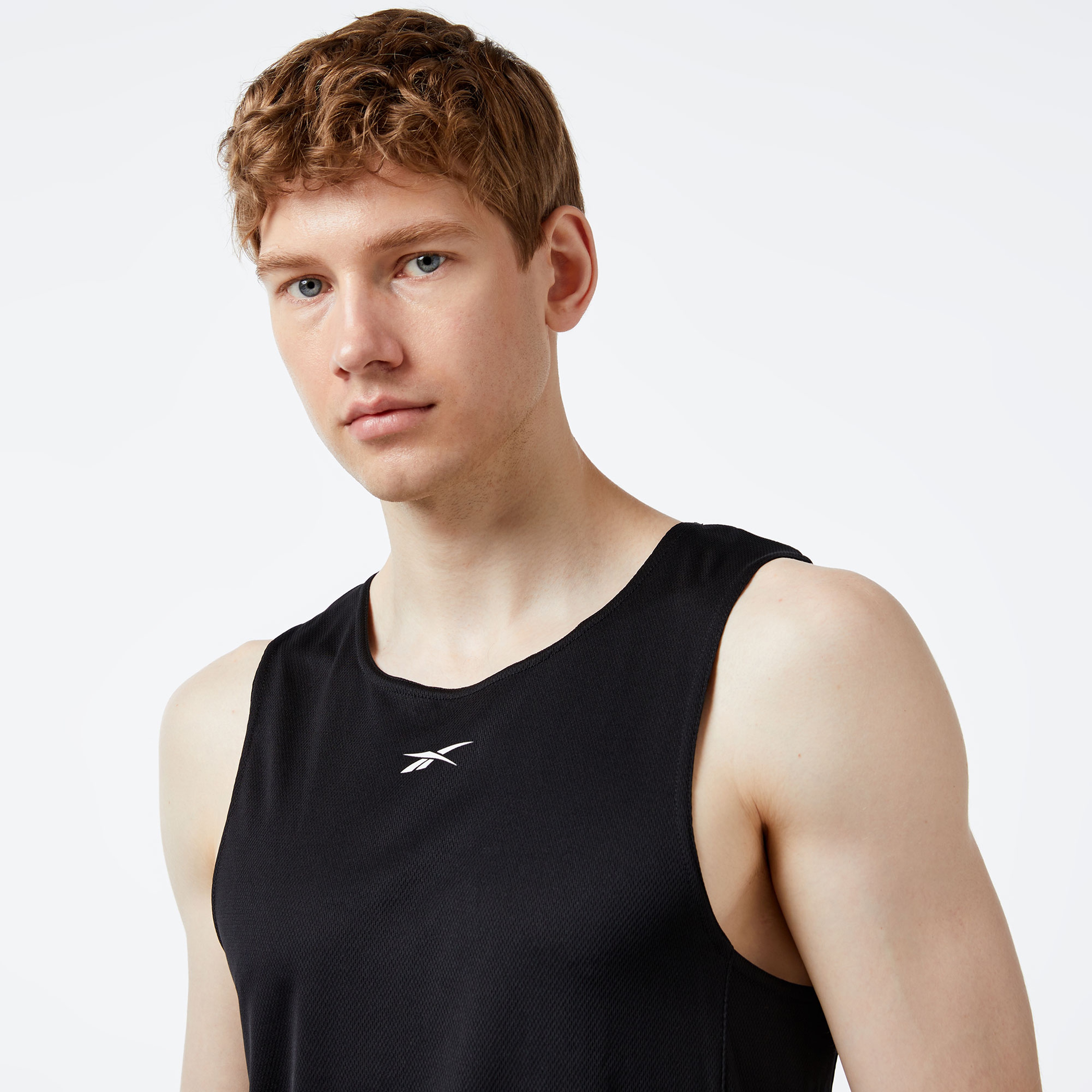 Reebok Basketball Mesh Tank Erkek Siyah  Atlet