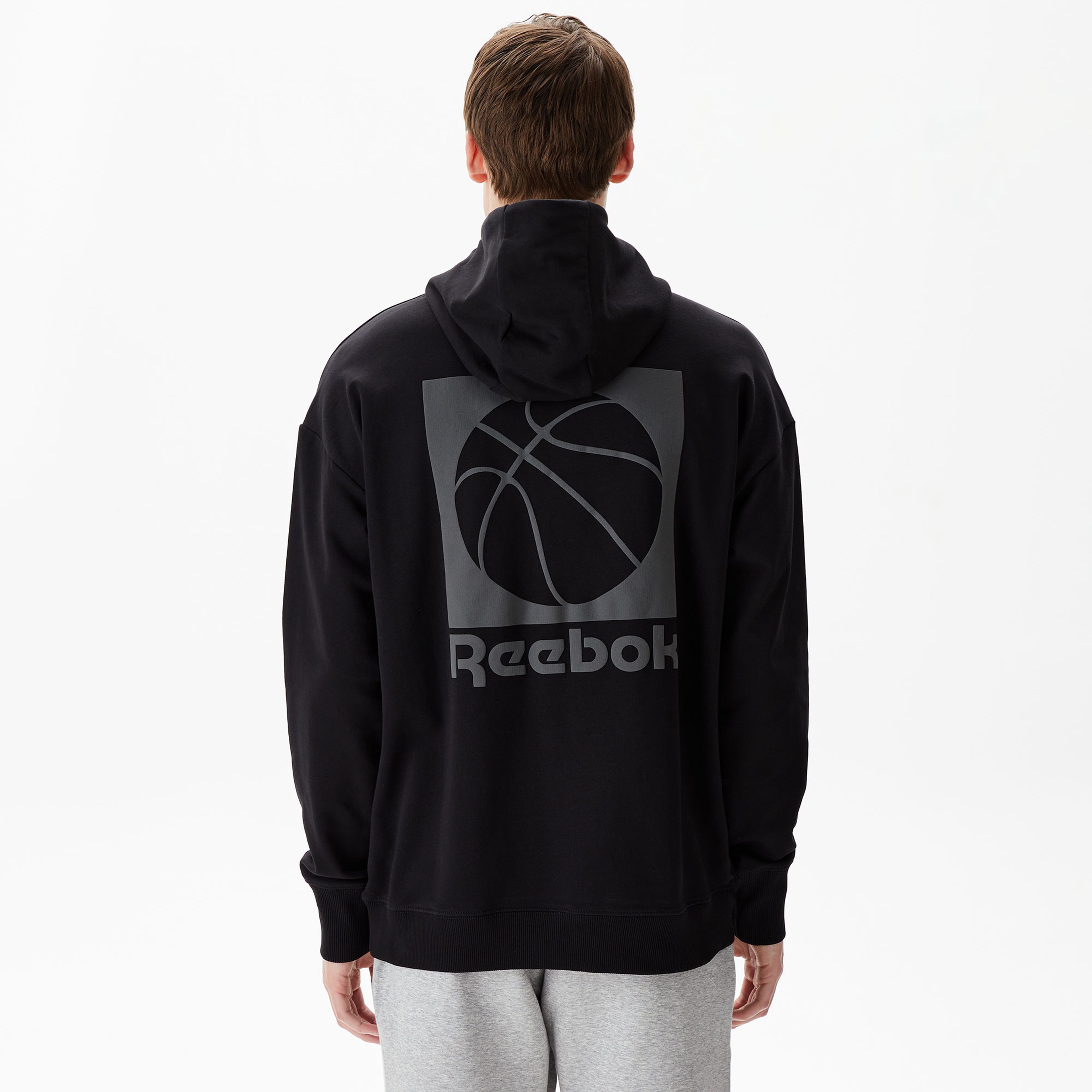Reebok Atr Hoopwear Erkek Siyah Sweatshirt