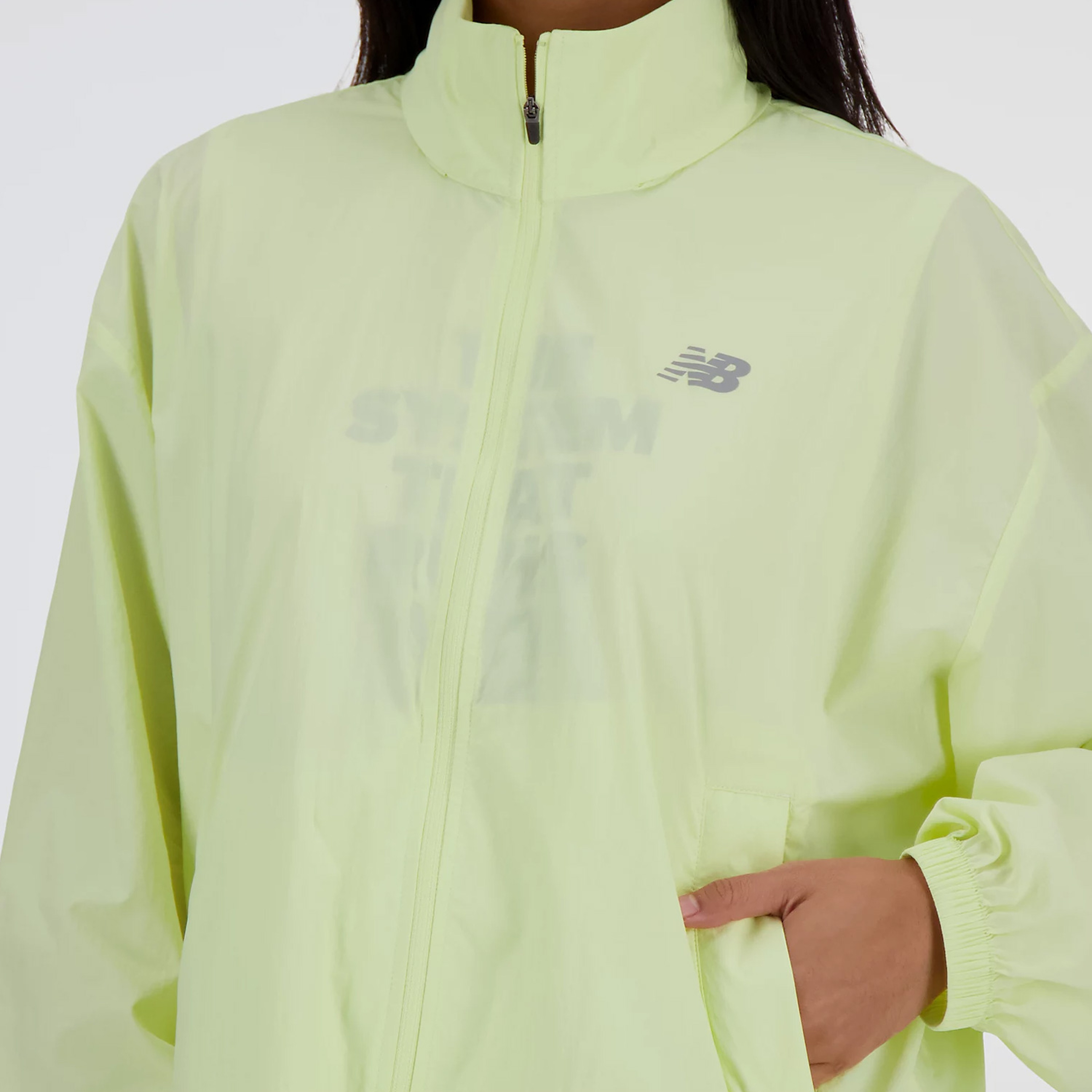 New Balance Athletics Kadın Sarı Ceket