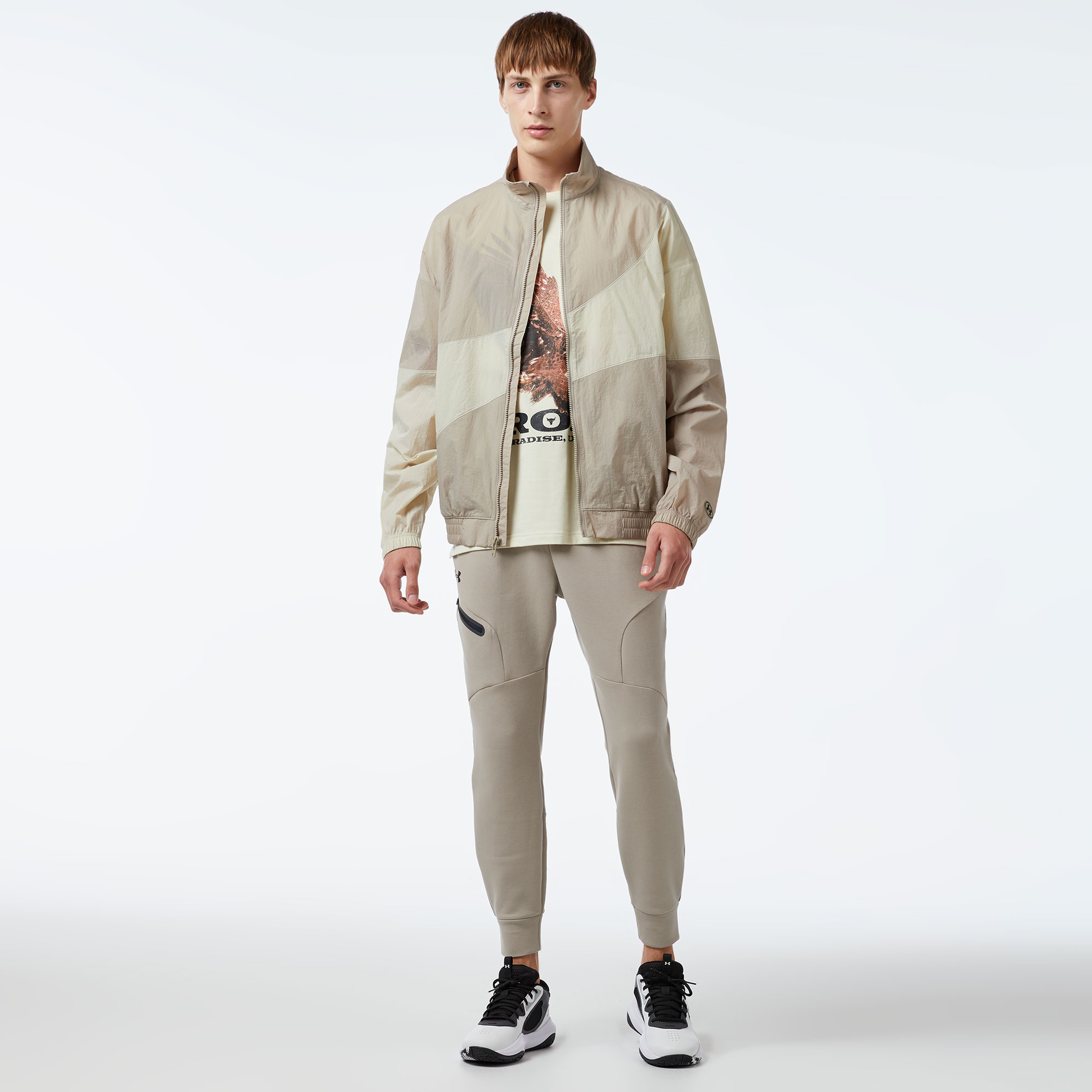 Under Armour Legacy Crinkle Erkek Kahverengi Ceket