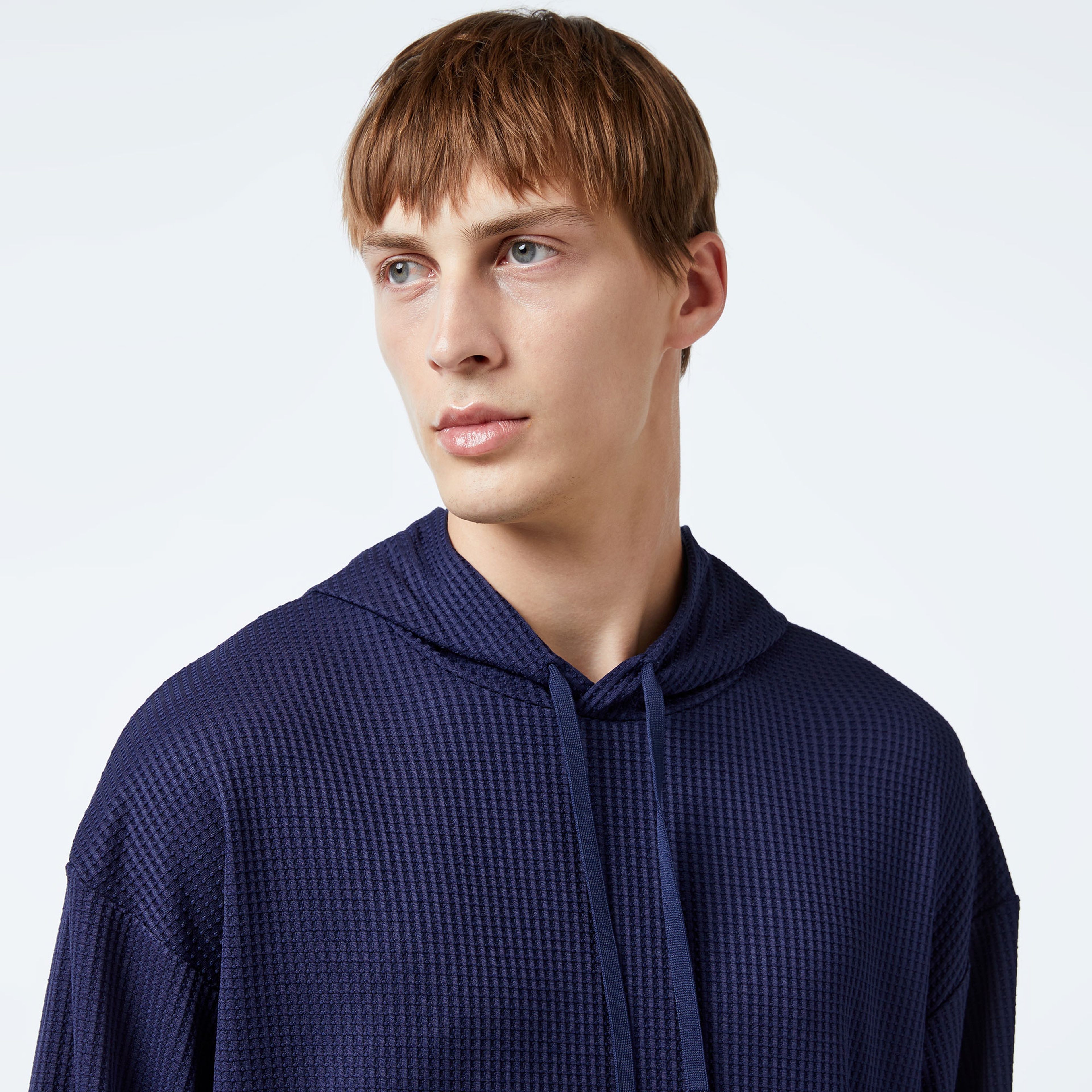 Under Armour Rival Waffle Erkek Lacivert Hoodie