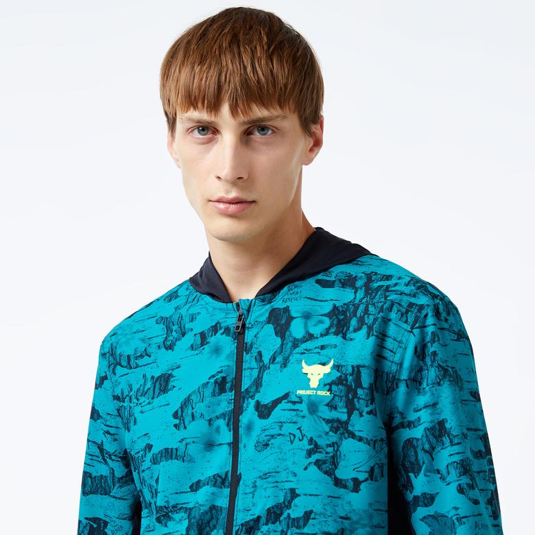 Under Armour Pjt Rck iso Tide Hybrid Jkt Erkek Mavi Ceket