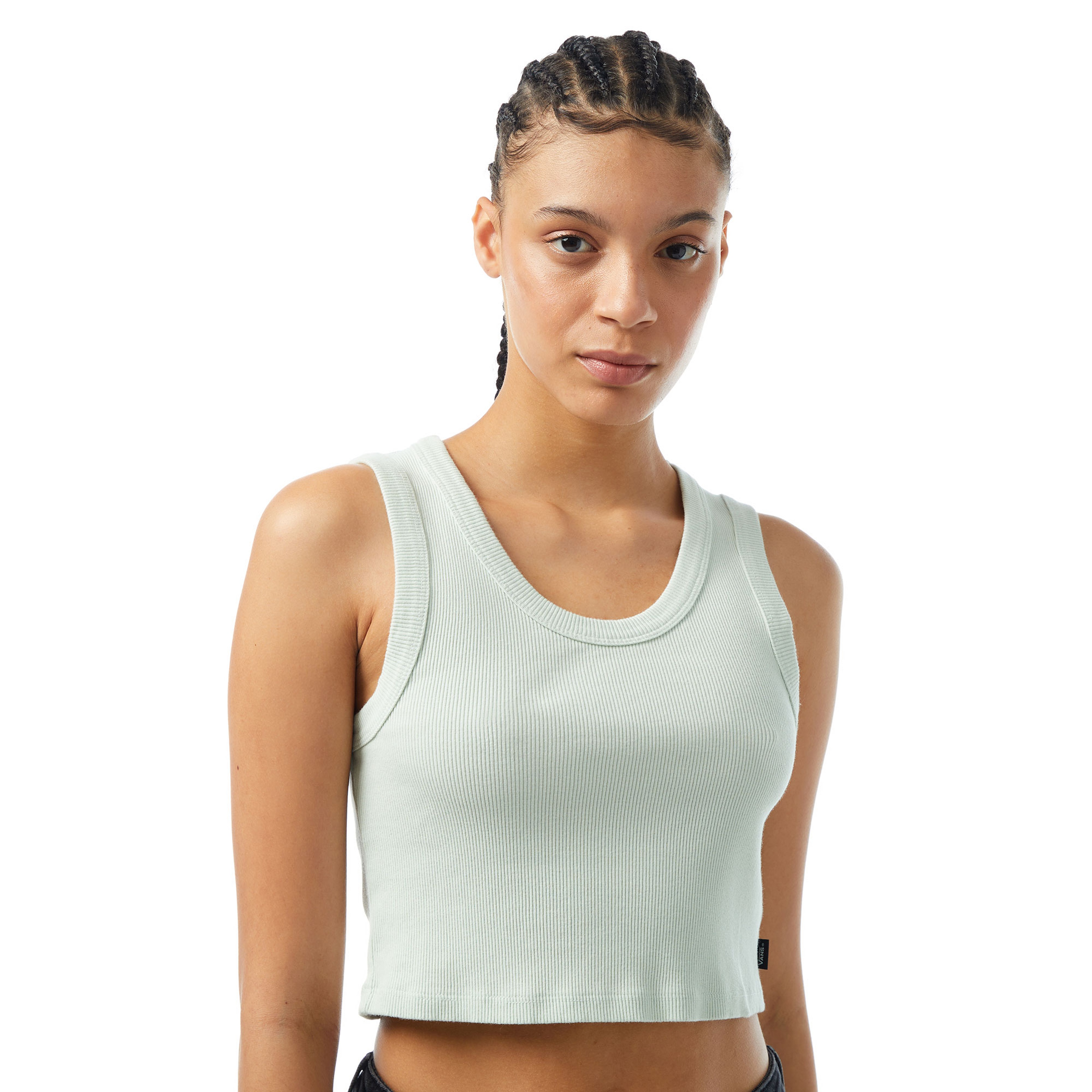 Vans Drew Rib Tank Kadın Yeşil T-Shirt