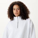 Vans Elevated Double Knit Mock Neck Kadın Beyaz Sweatshirt