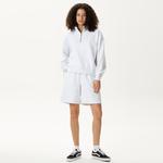 Vans Elevated Double Knit Mock Neck Kadın Beyaz Sweatshirt