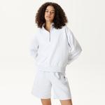 Vans Elevated Double Knit Mock Neck Kadın Beyaz Sweatshirt