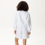 Vans Elevated Double Knit Mock Neck Kadın Beyaz Sweatshirt