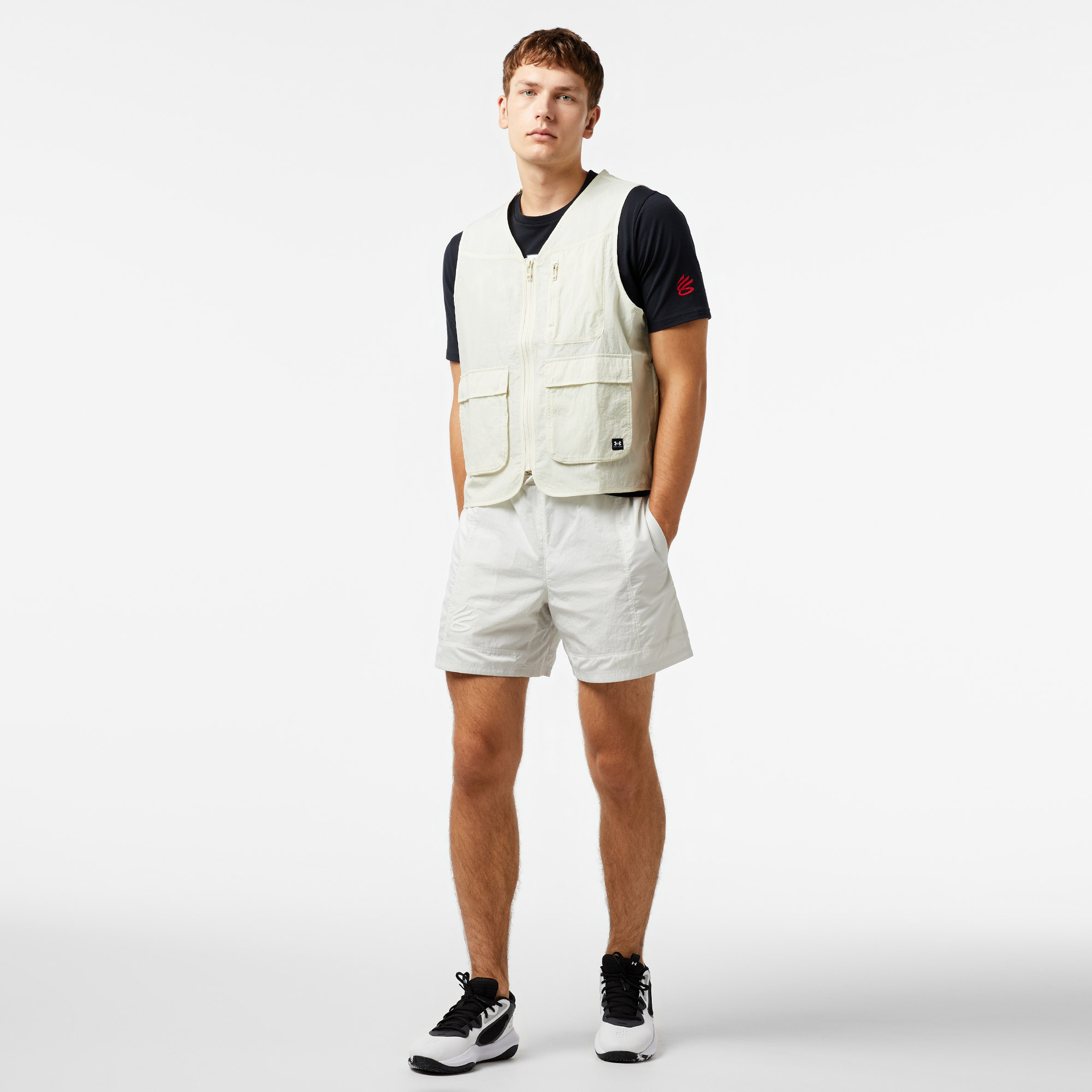 Under Armour Legacy Crinkle Vest Erkek Bej Yelek