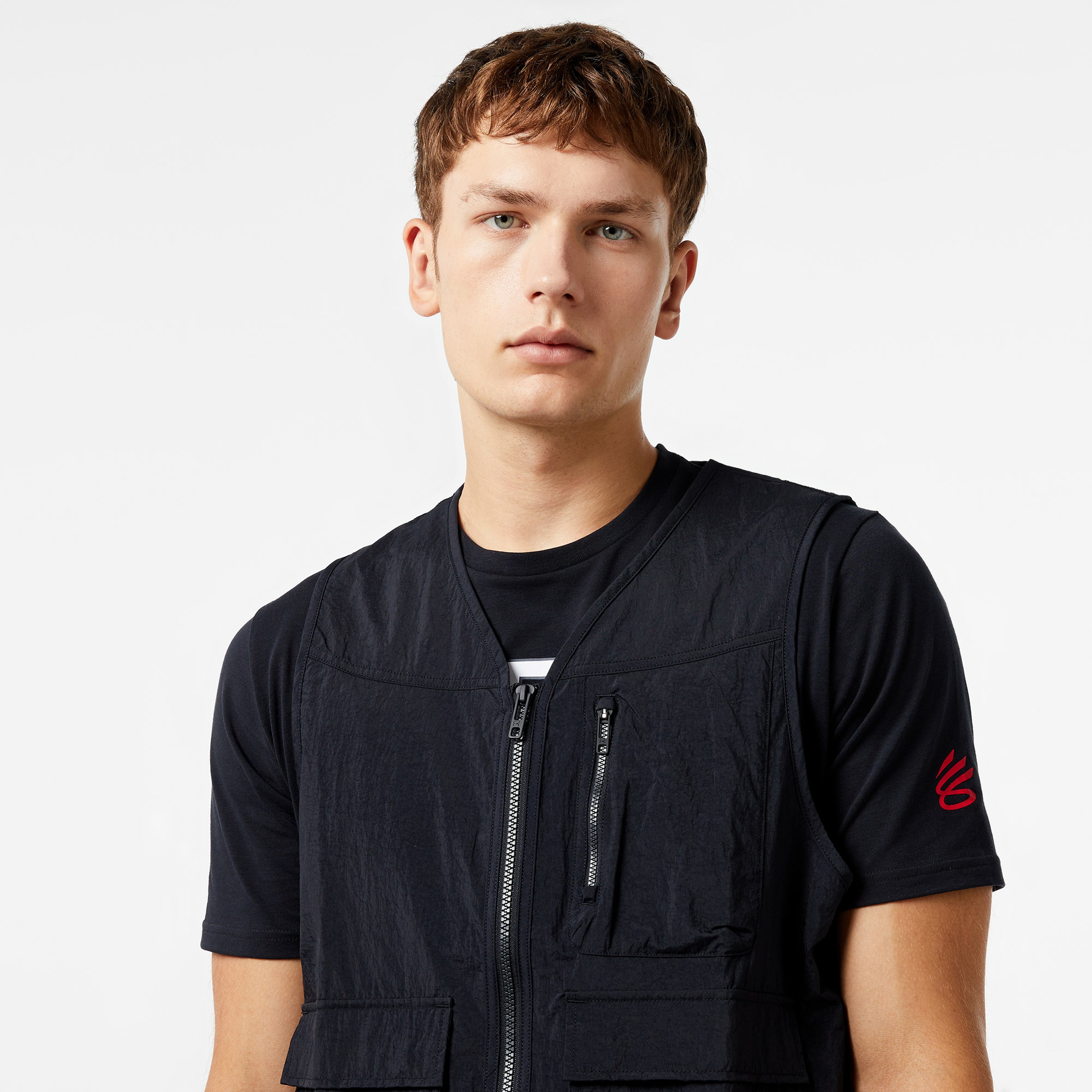 Under Armour Legacy Crinkle Vest Erkek Siyah Yelek