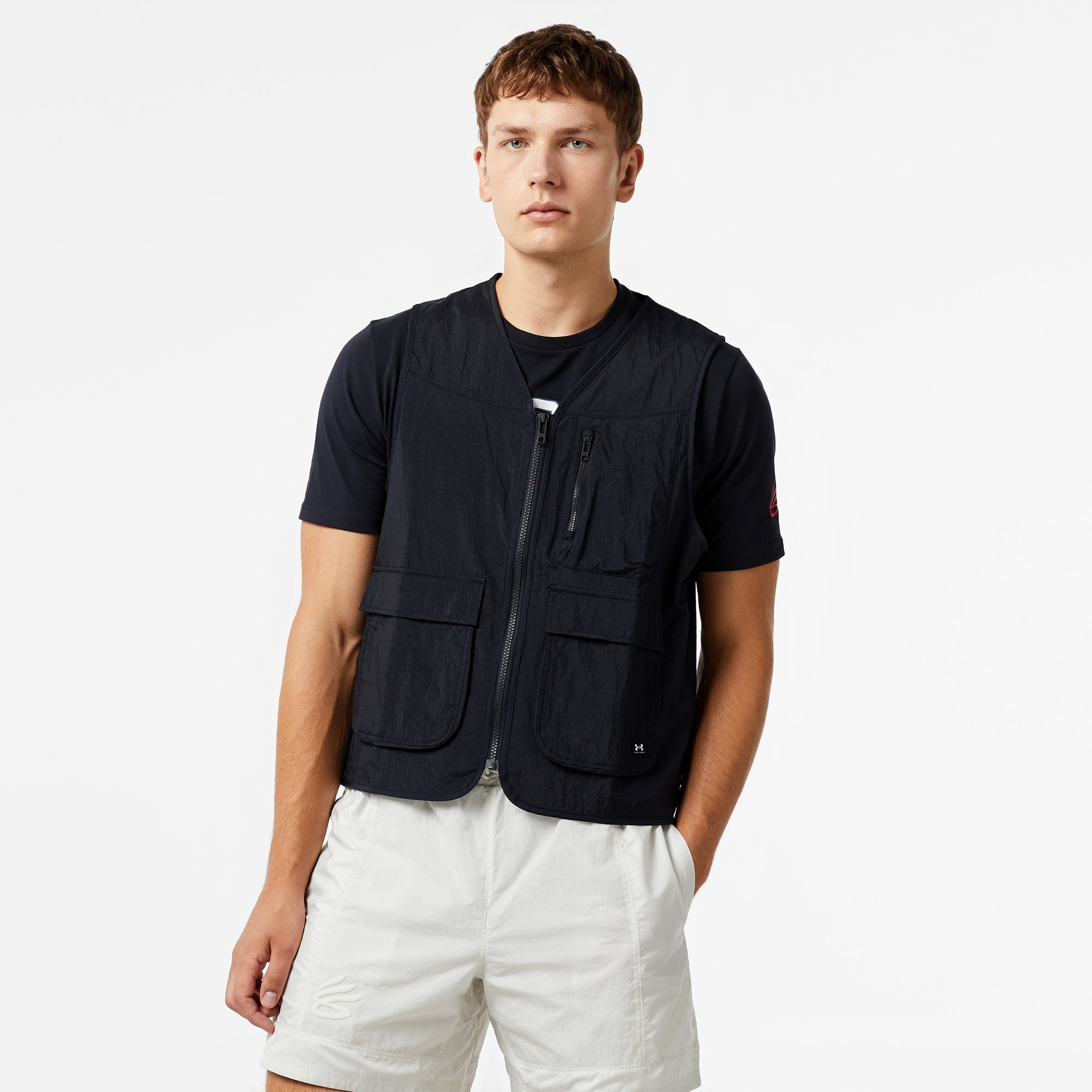 Under Armour Legacy Crinkle Vest Erkek Siyah Yelek